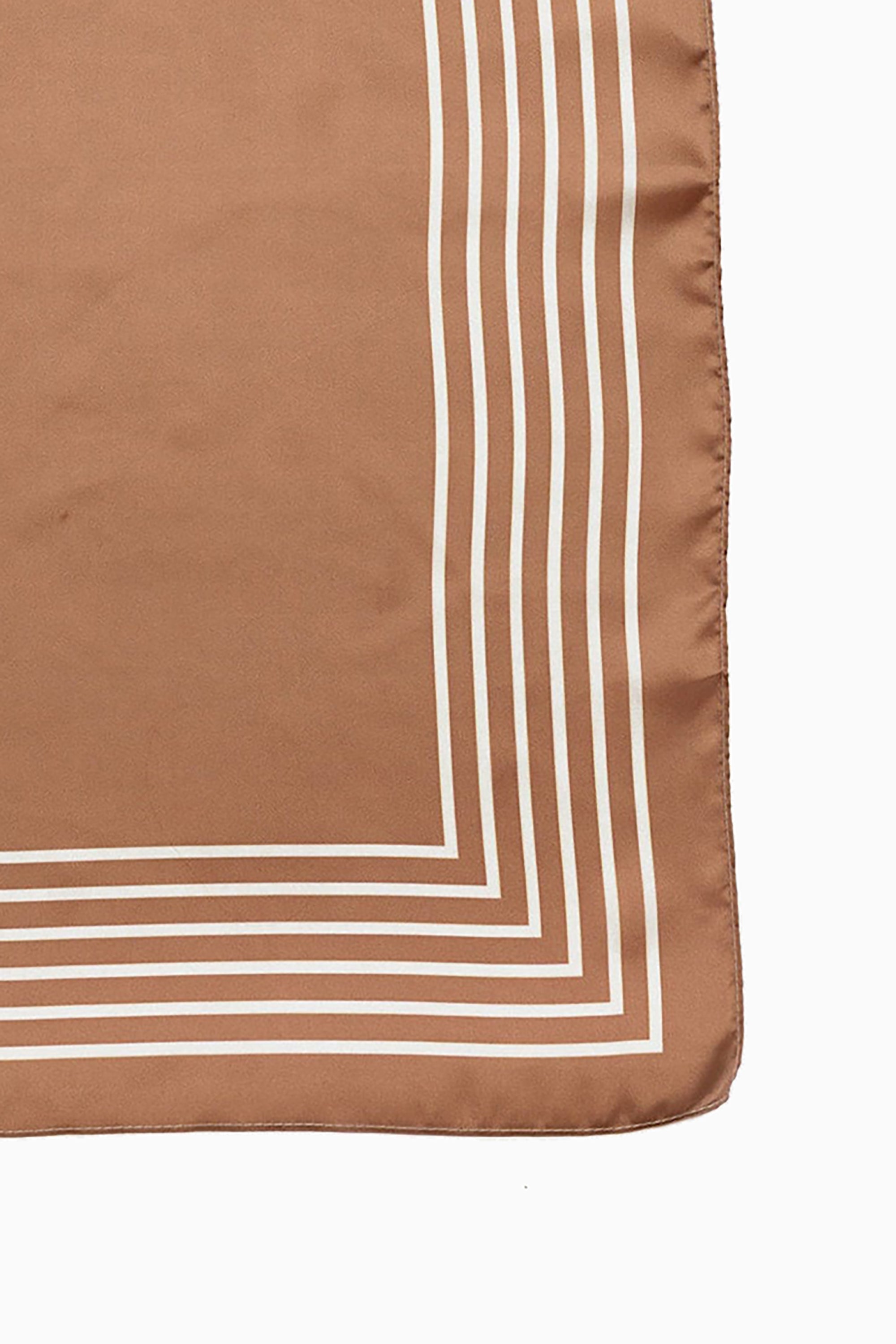 Elle Silk Scarf - Camel