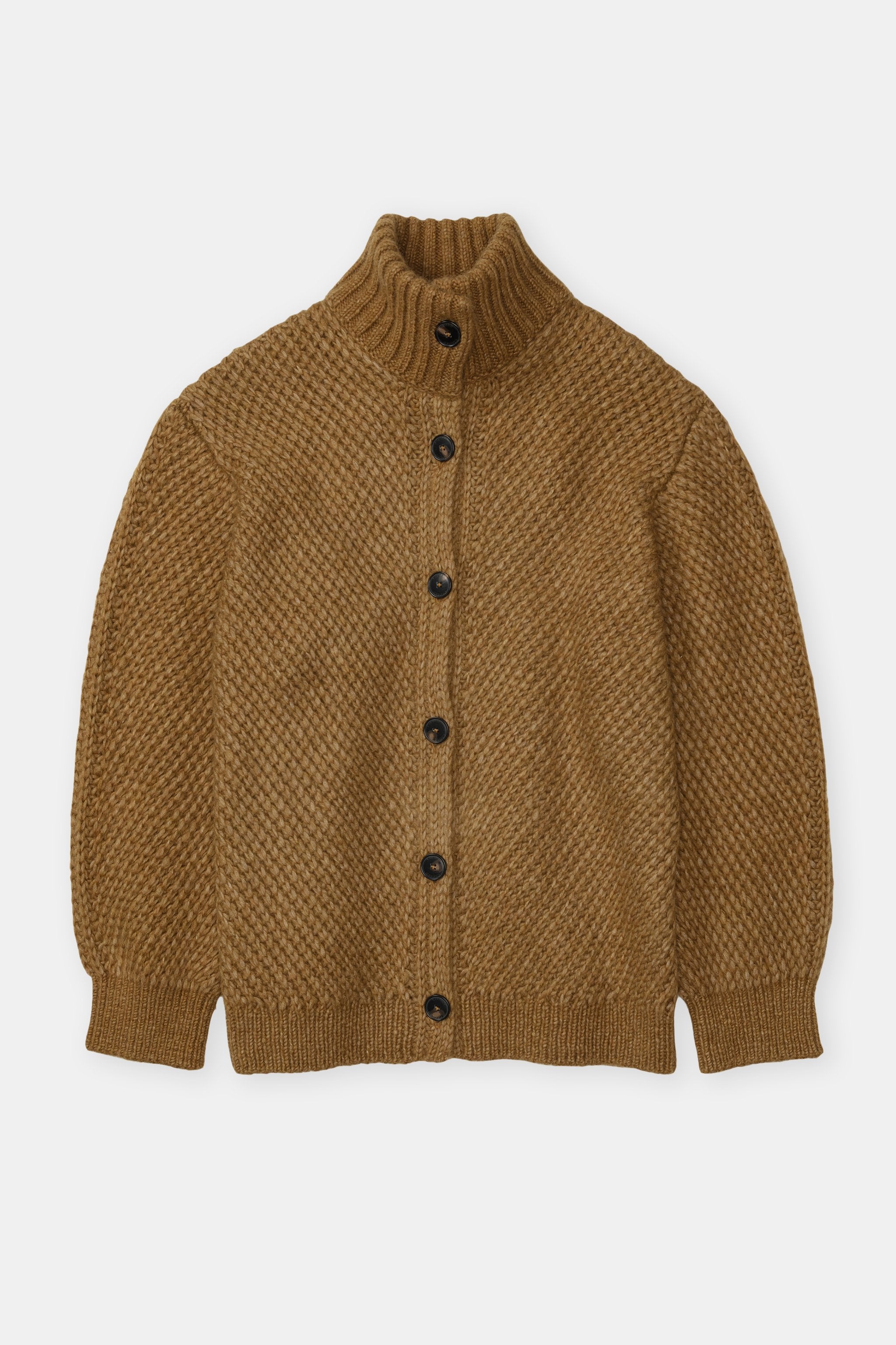 Closed Cardigan Long Sleeve - Tullamore Brown - RUM Amsterdam