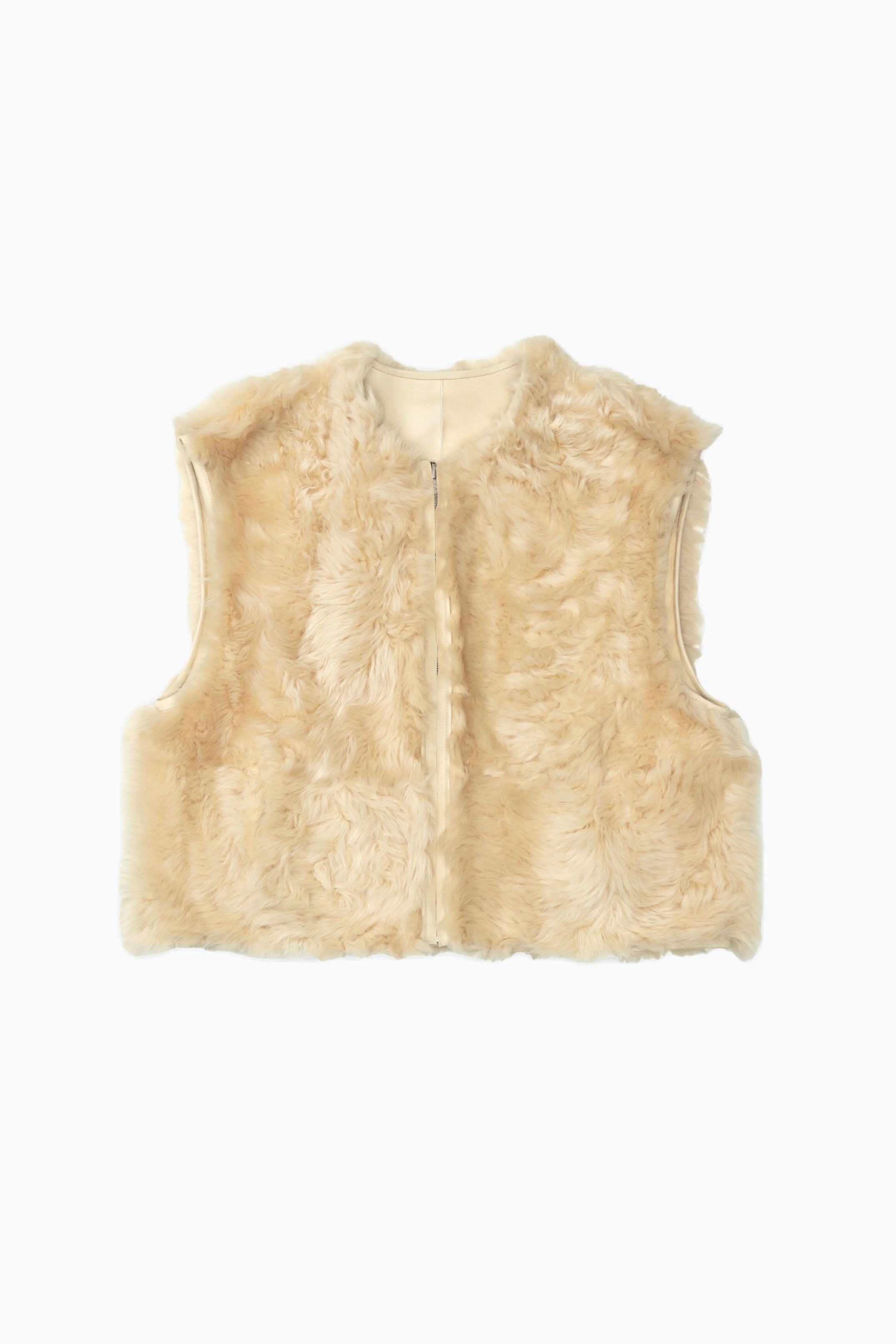 Closed Reversible Vest - Raw Silk - RUM Amsterdam