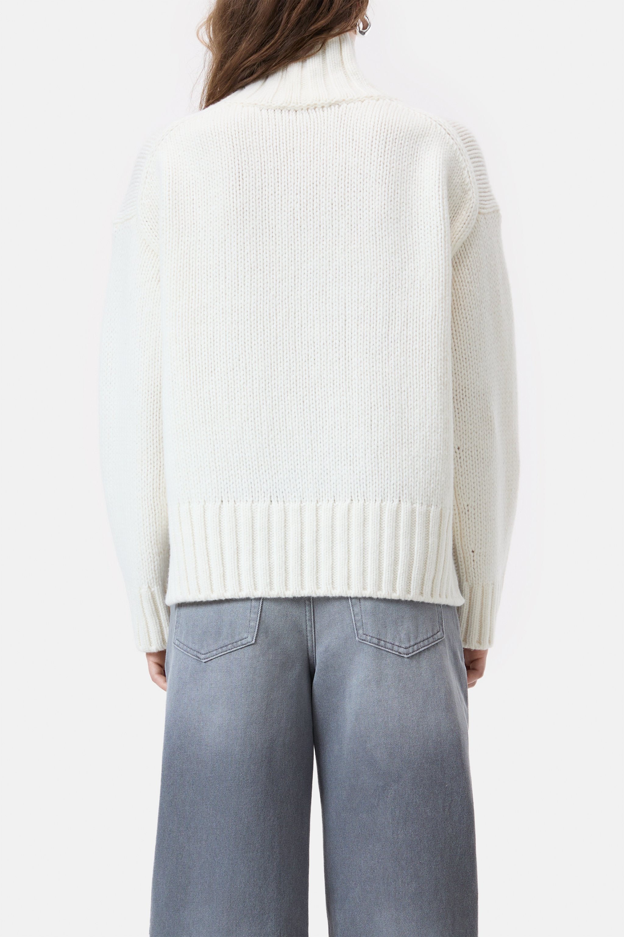  Roll Neck Long Sleeves - Ivory - RUM Amsterdam