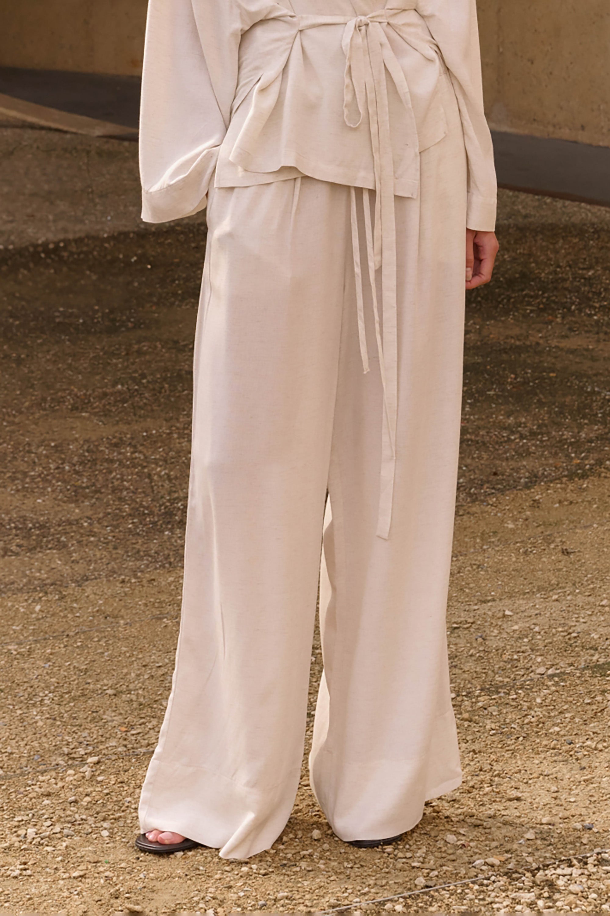 Avalon Trouser - Sand Melange