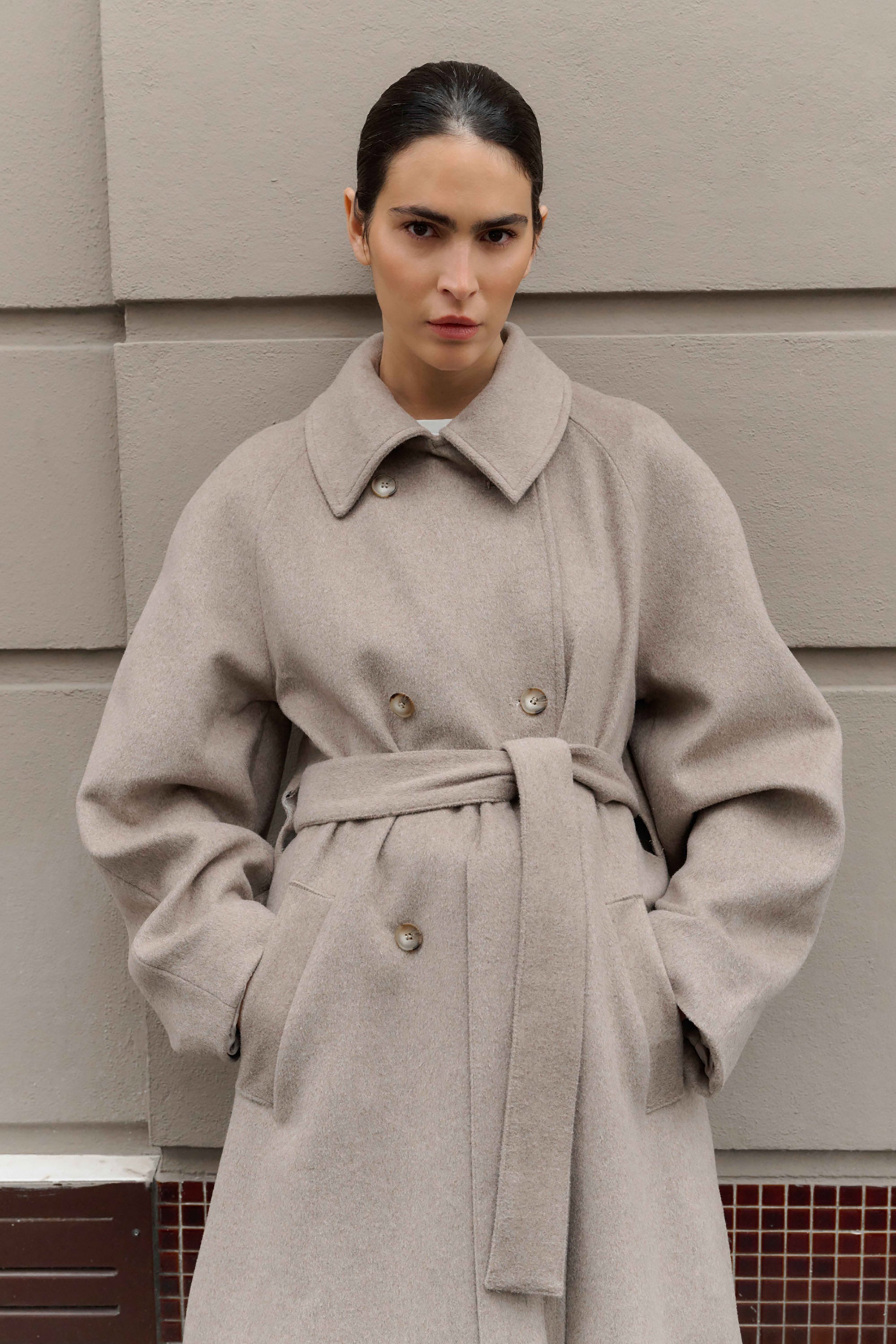 Dyo Coat - Taupe
