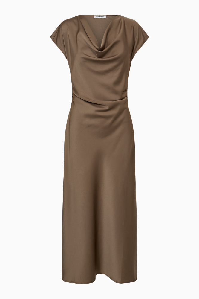 Adna Wing Dress - Walnut