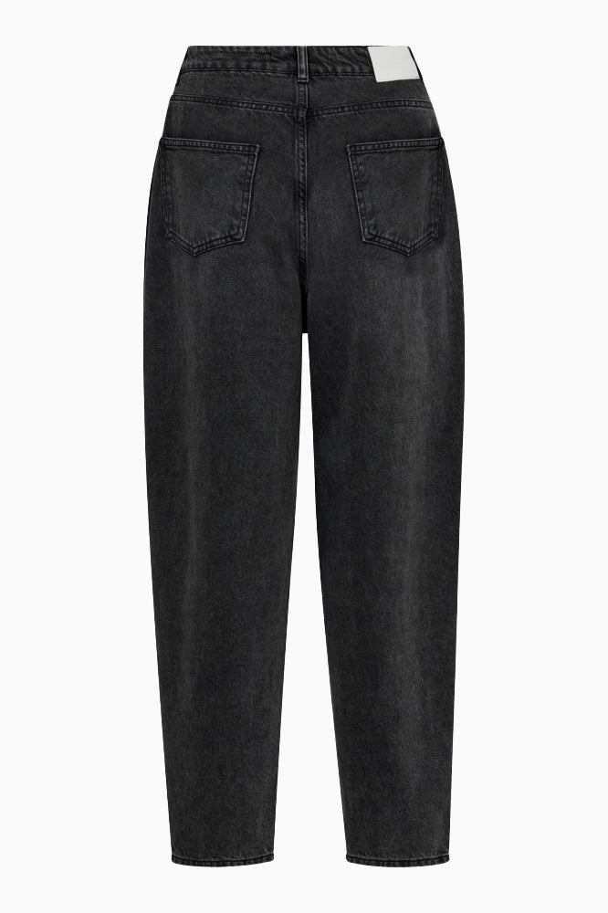 Vika Pleat LL Jeans - Black