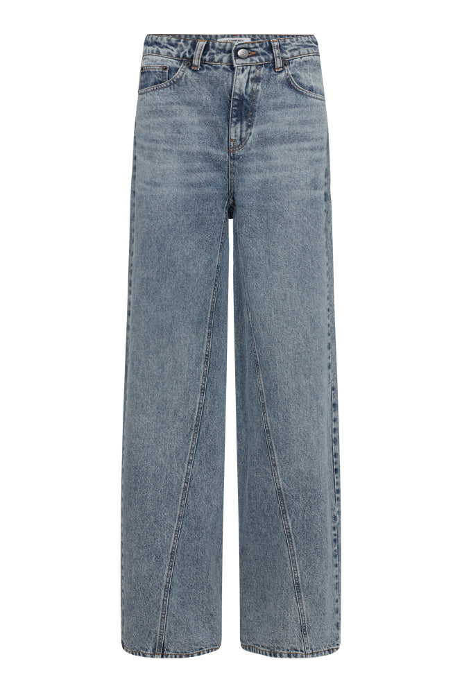 Co'Couture Vika Wide Seam Jeans - Denim Blue - RUM Amsterdam