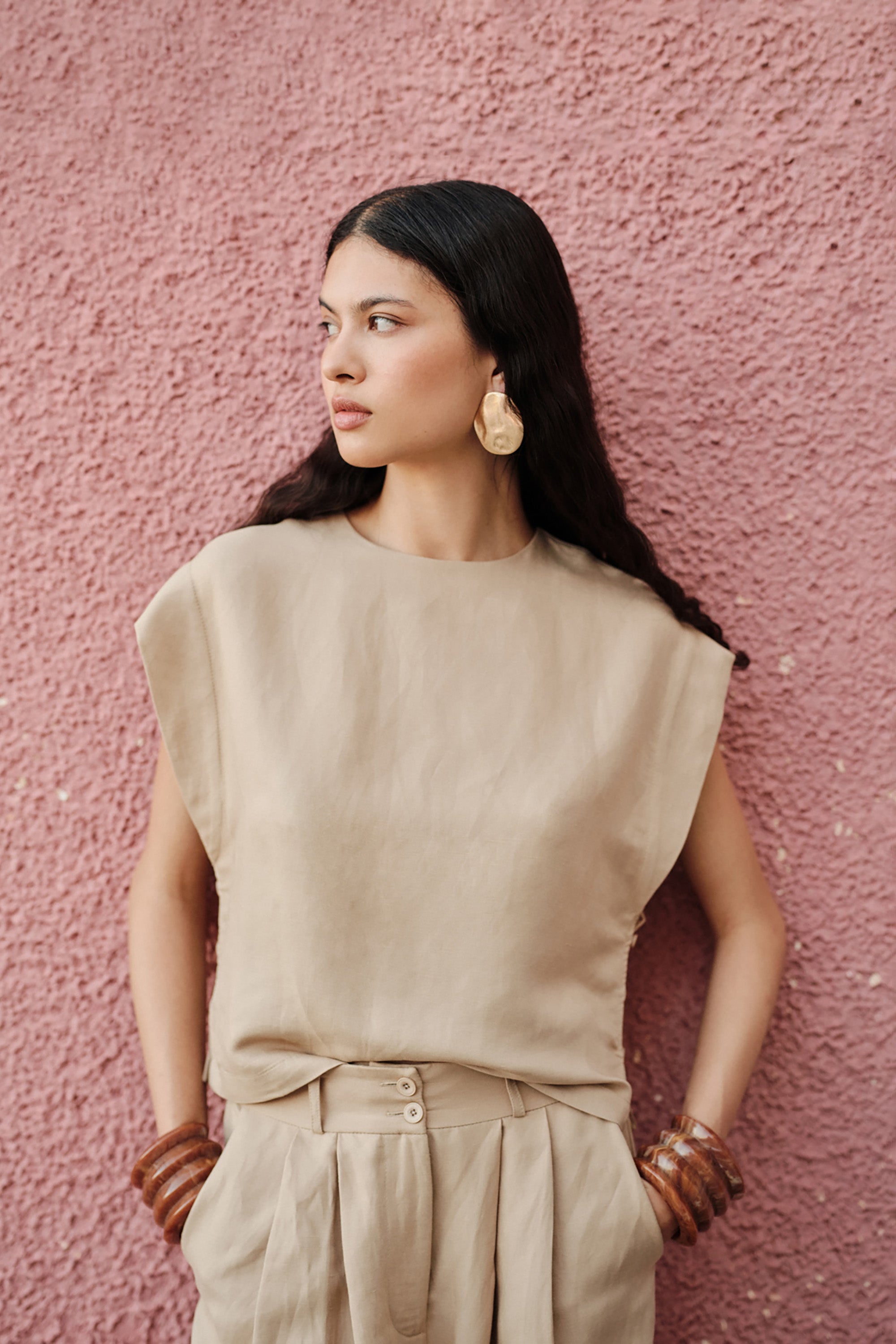 Fig Top - Beige