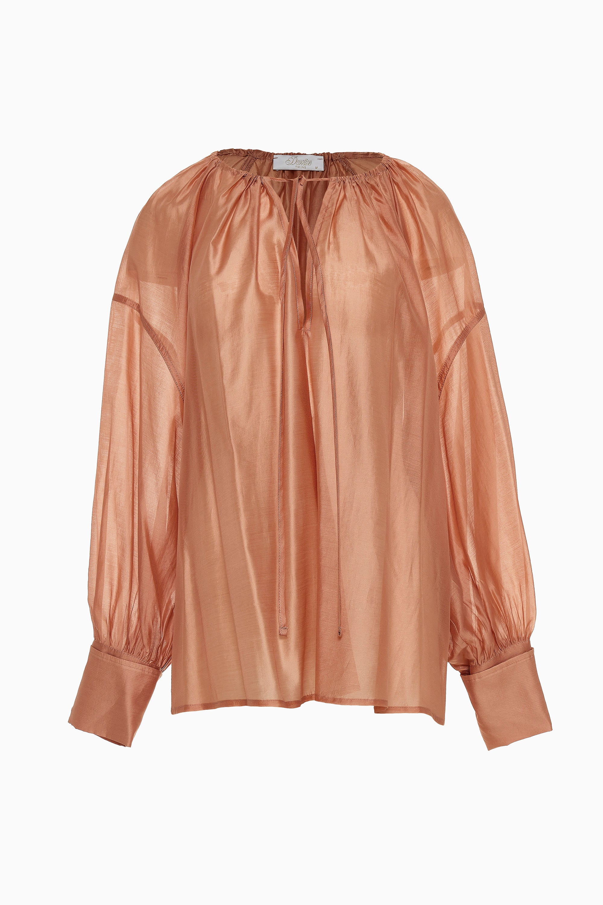 Satin Blouse - Powder