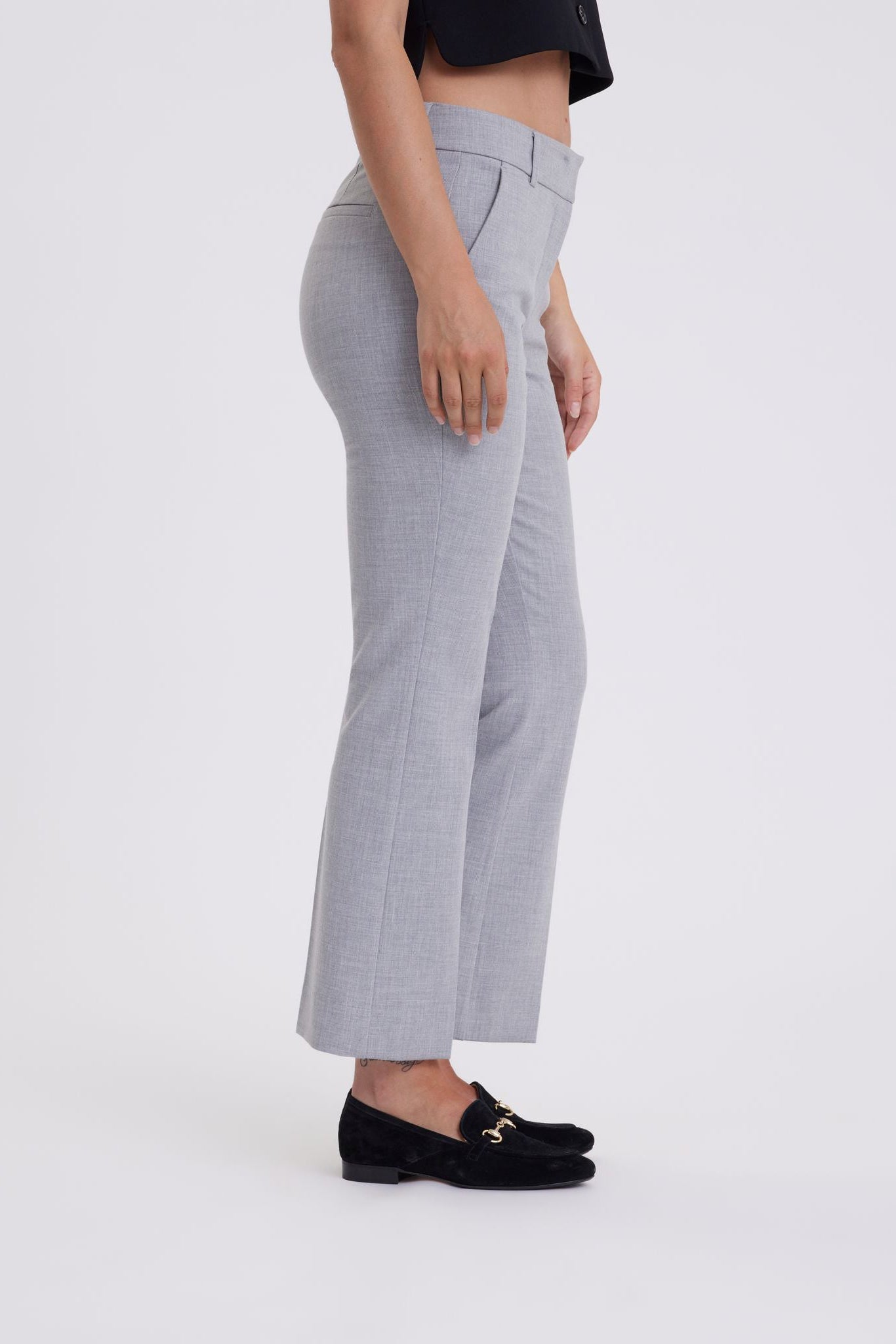  Clara 826 Trouser - Mid Grey Melange - RUM Amsterdam