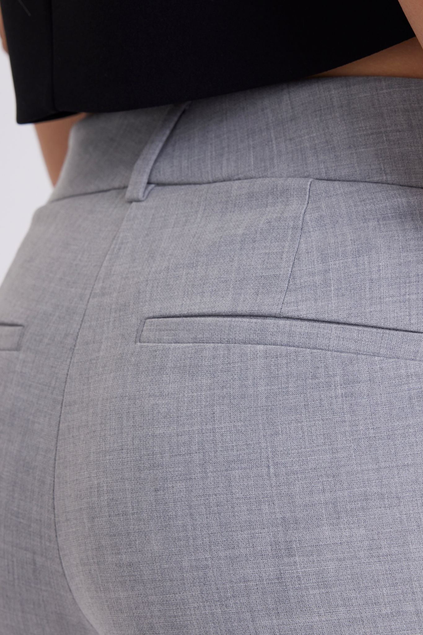  Clara 826 Trouser - Mid Grey Melange - RUM Amsterdam