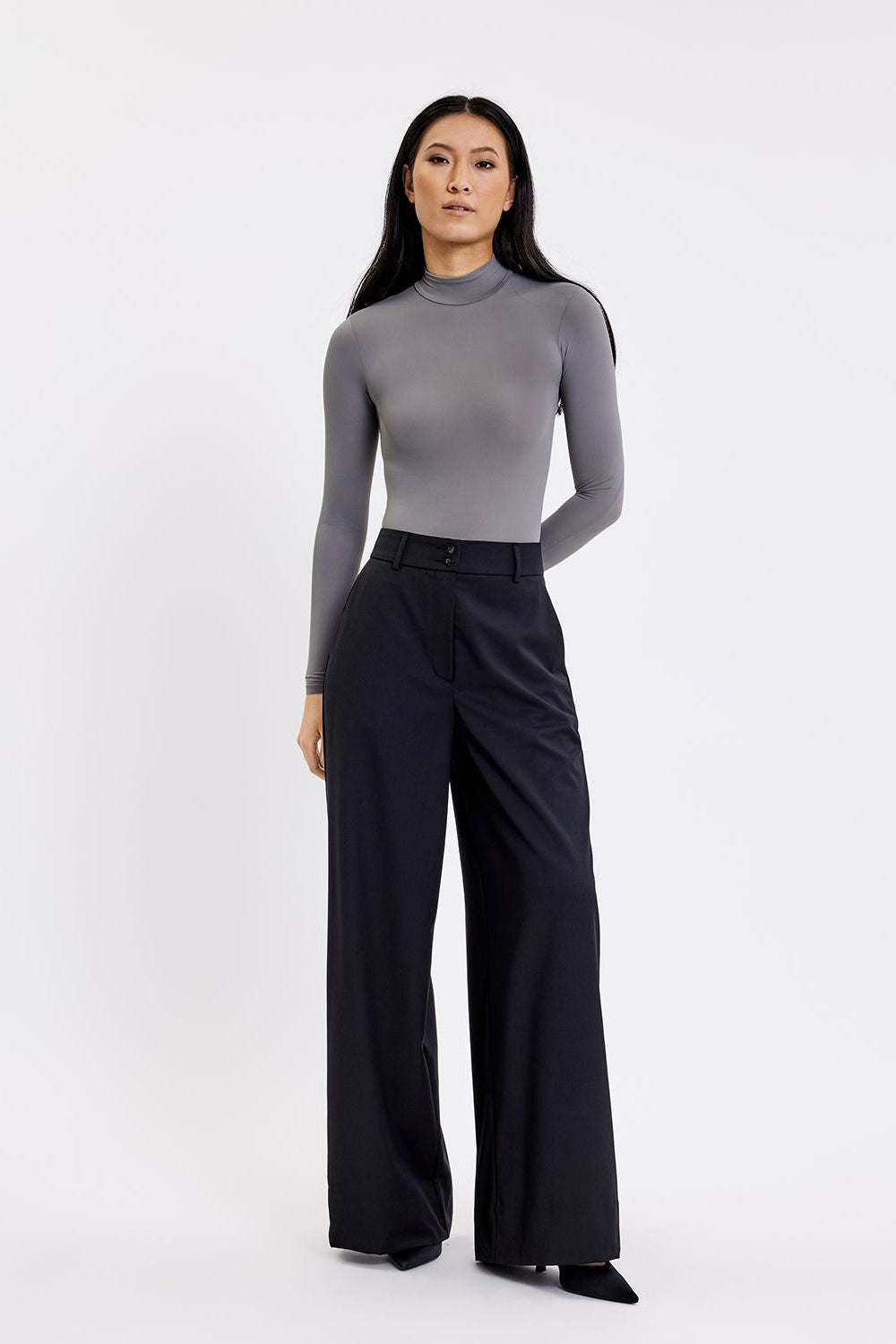 Laura 097 Trousers - Black Ink