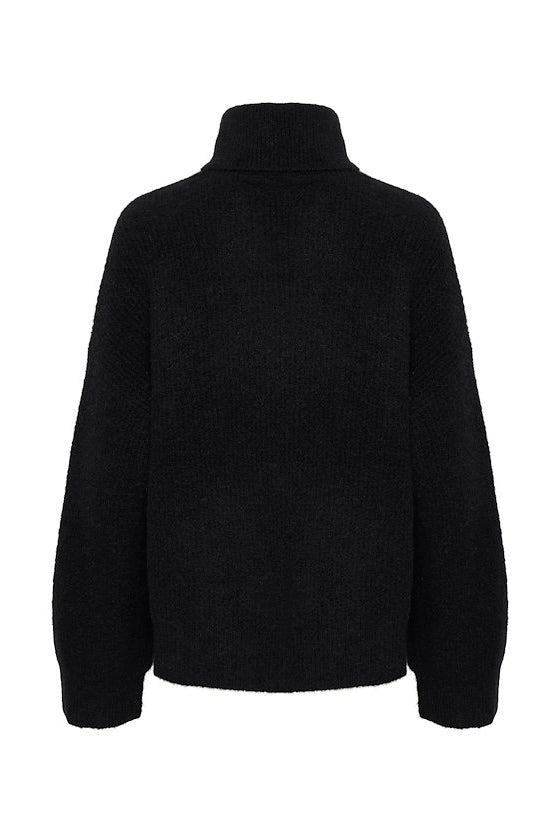 Gestuz Alpha Rollneck Pullover - Black - RUM Amsterdam