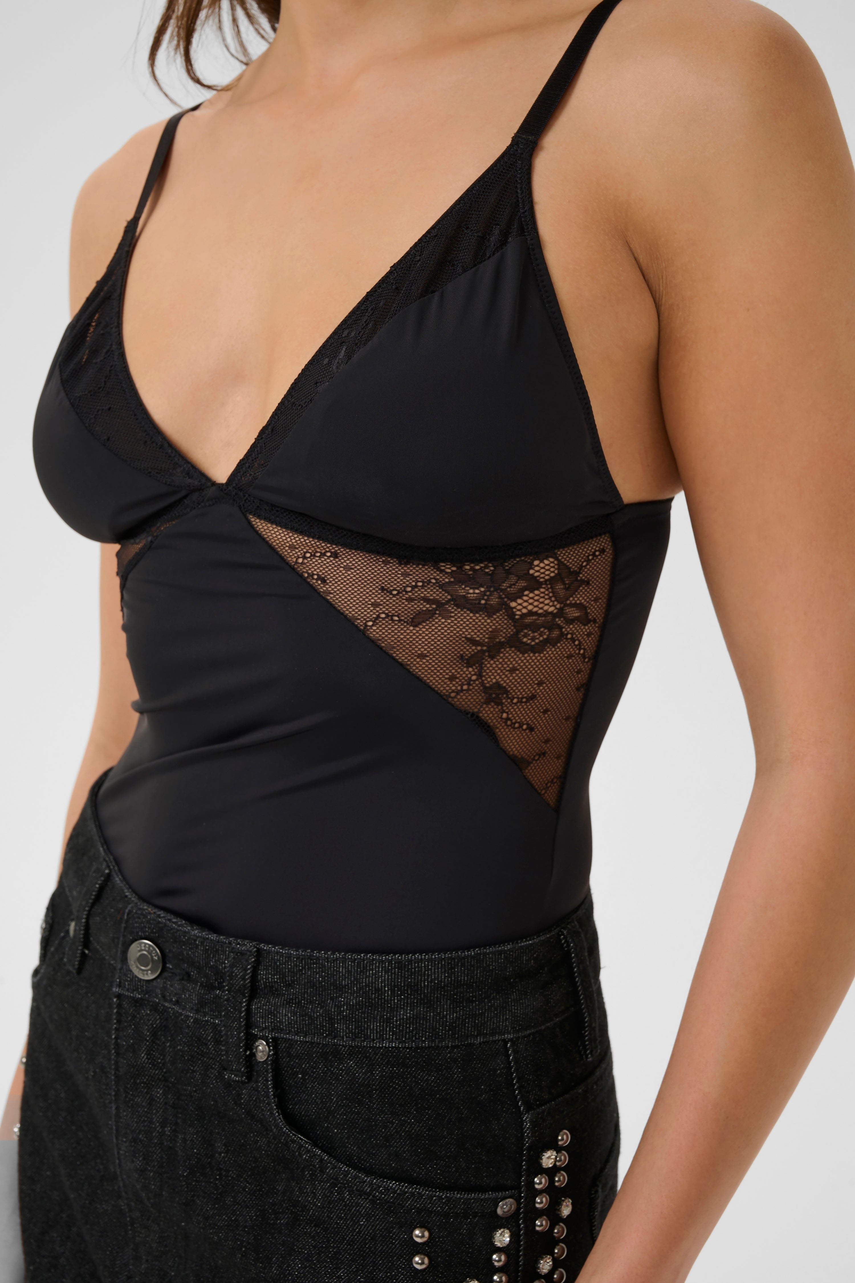 Cami Lace Top - Black
