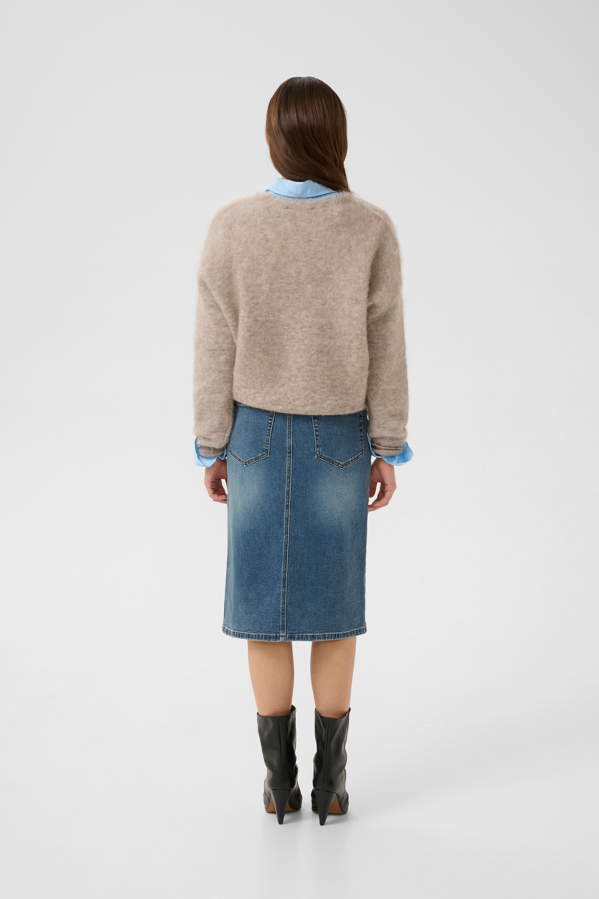 Debbie Cardigan - Warm Sand Melange