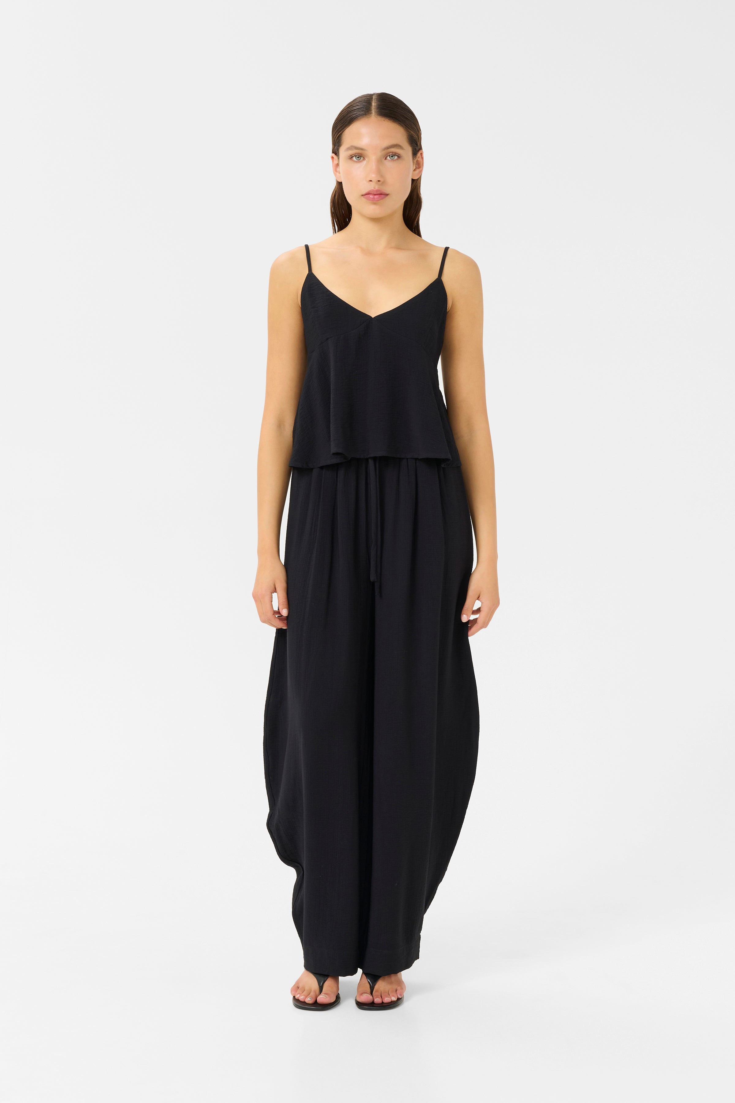 Camila Singlet - Black