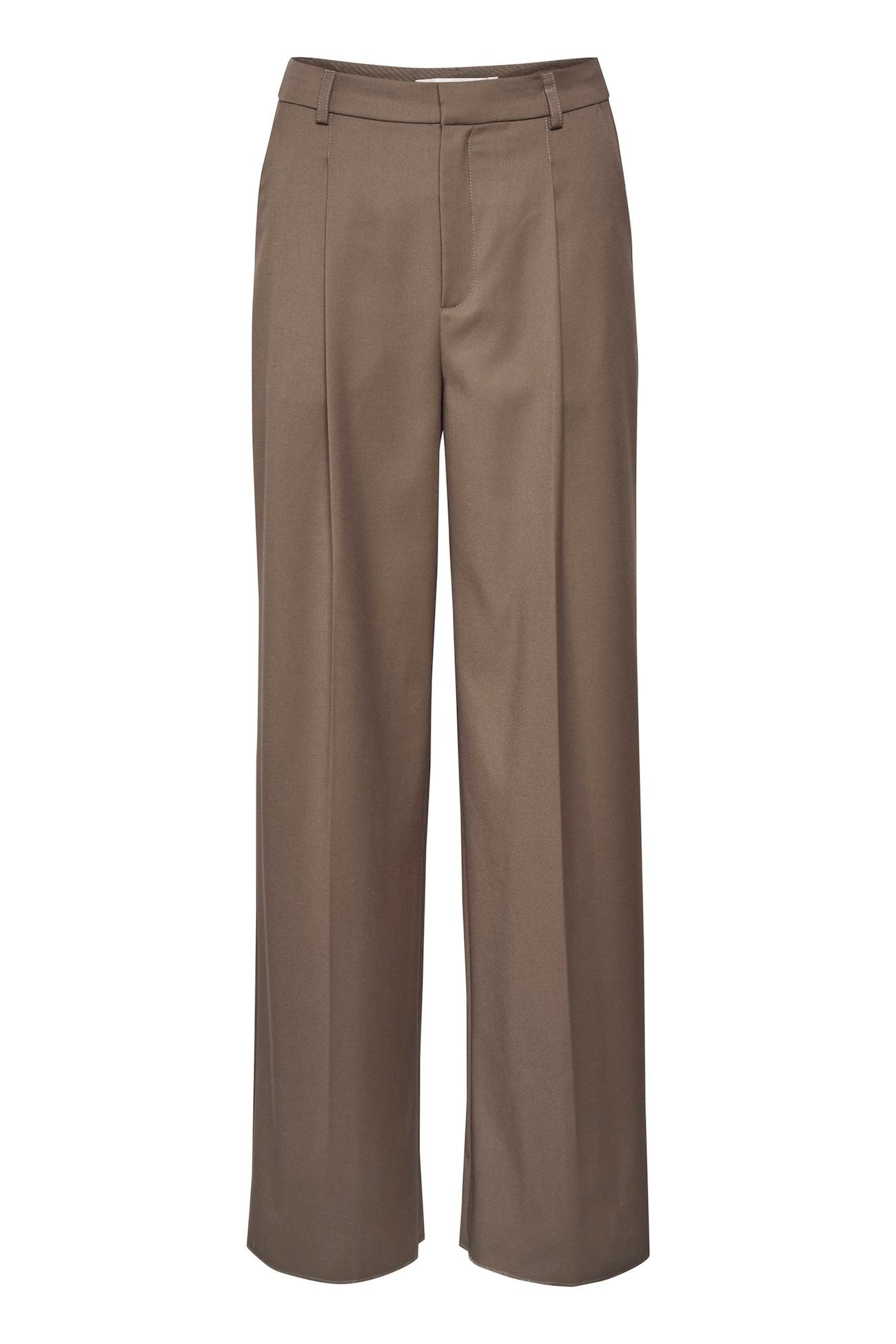 Gestuz Paula MW Wide Pants - Walnut - RUM Amsterdam