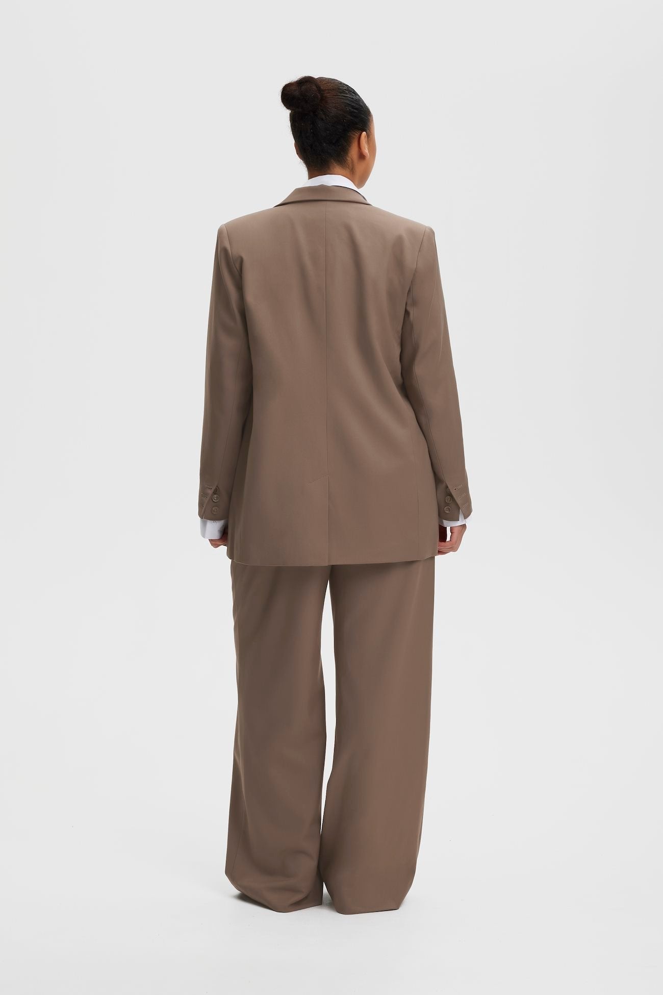 Gestuz Paula MW Wide Pants - Walnut - RUM Amsterdam