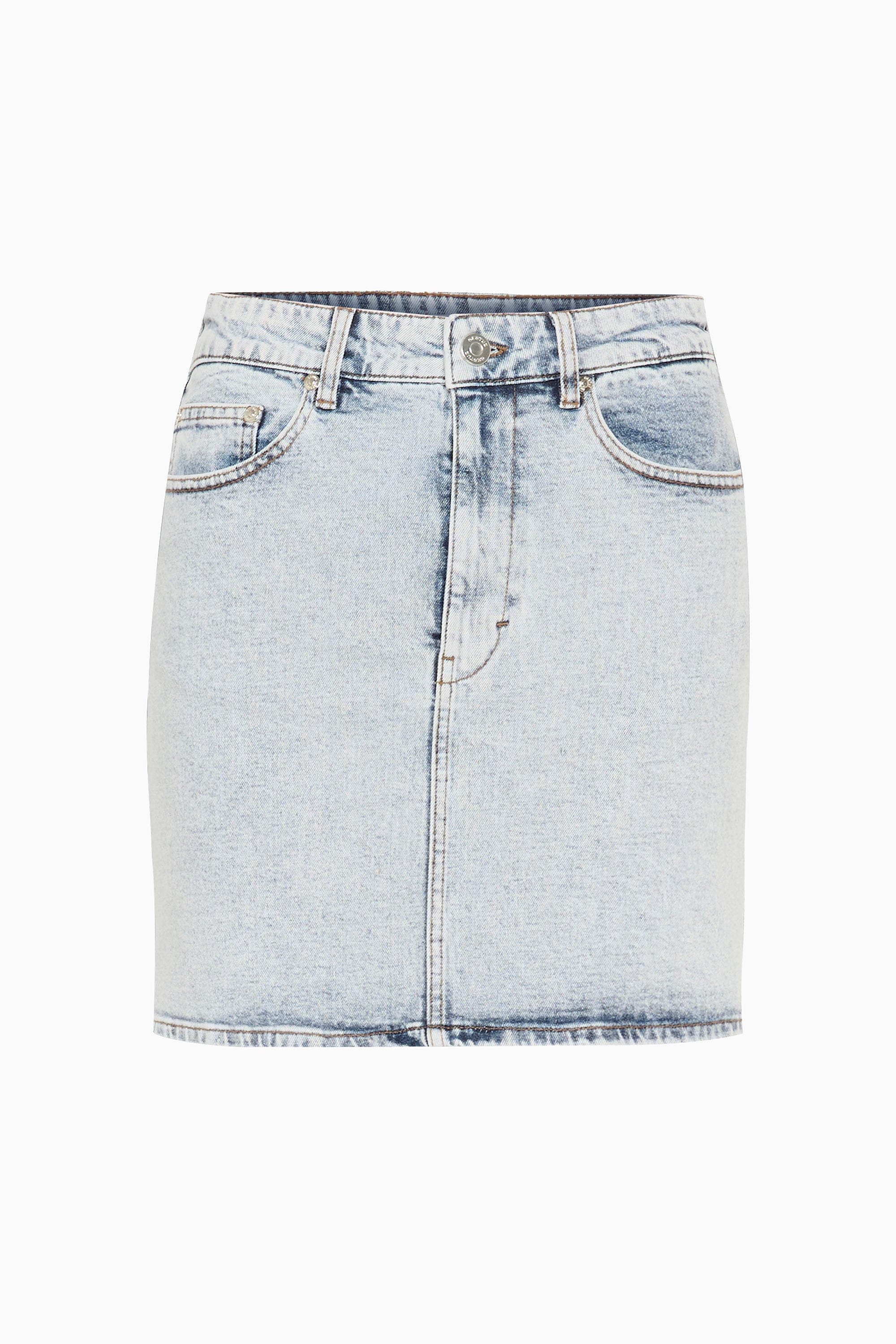  Tillia Short Skirt - Light Blue Washed - RUM Amsterdam