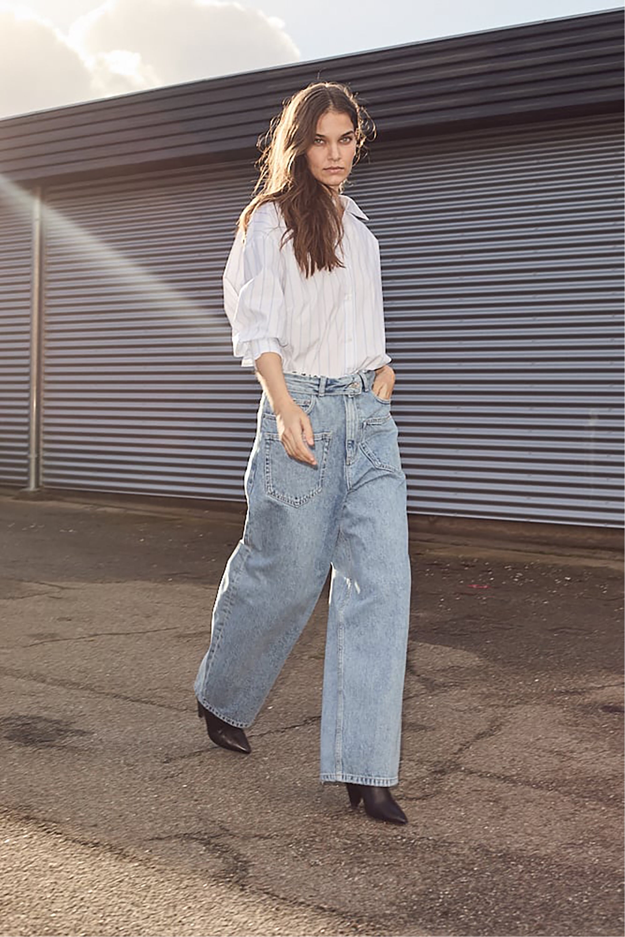  Flip Waist Pocket Tall Jeans - Bleached Denim - RUM Amsterdam