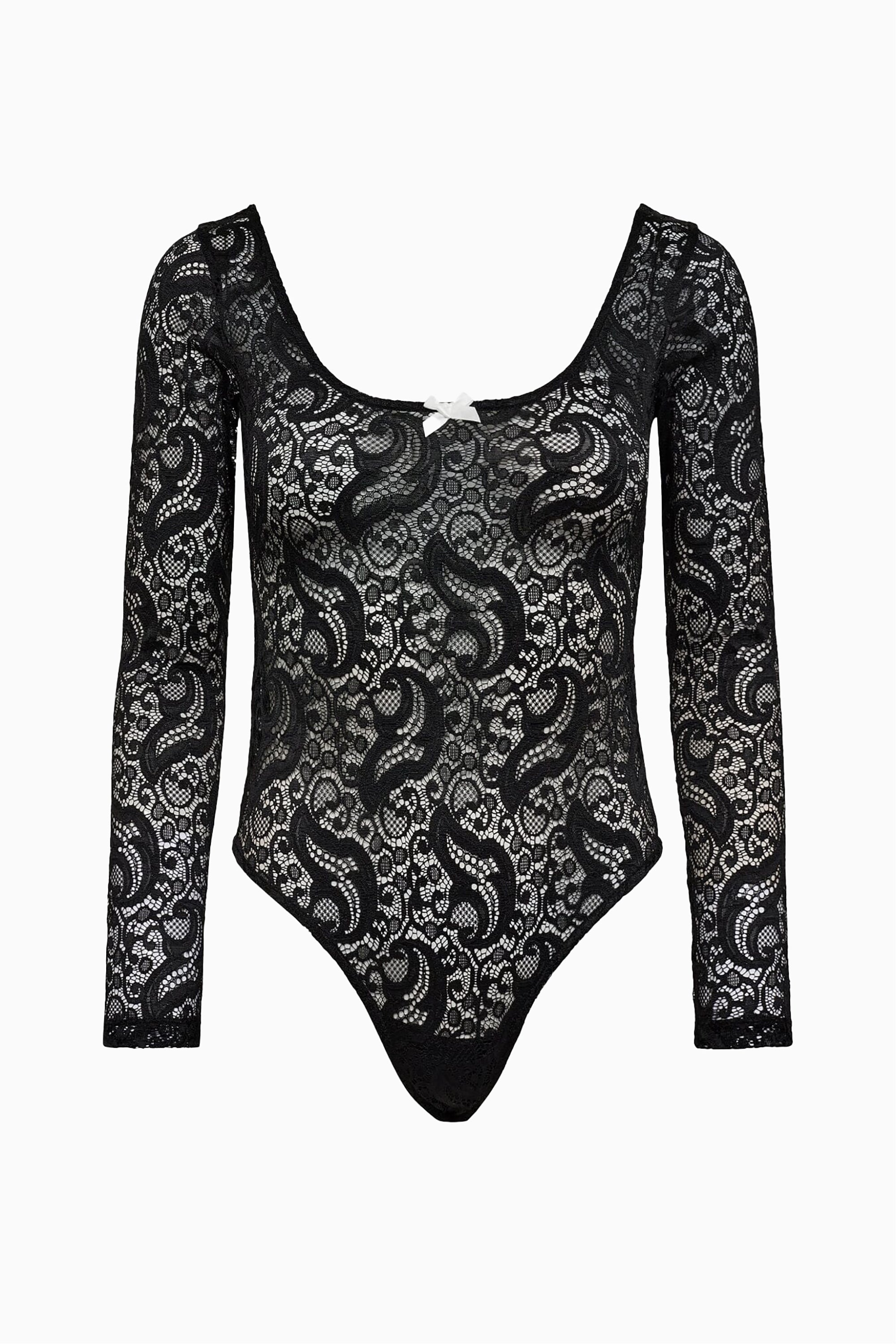 Summer Lace LS Body - Black
