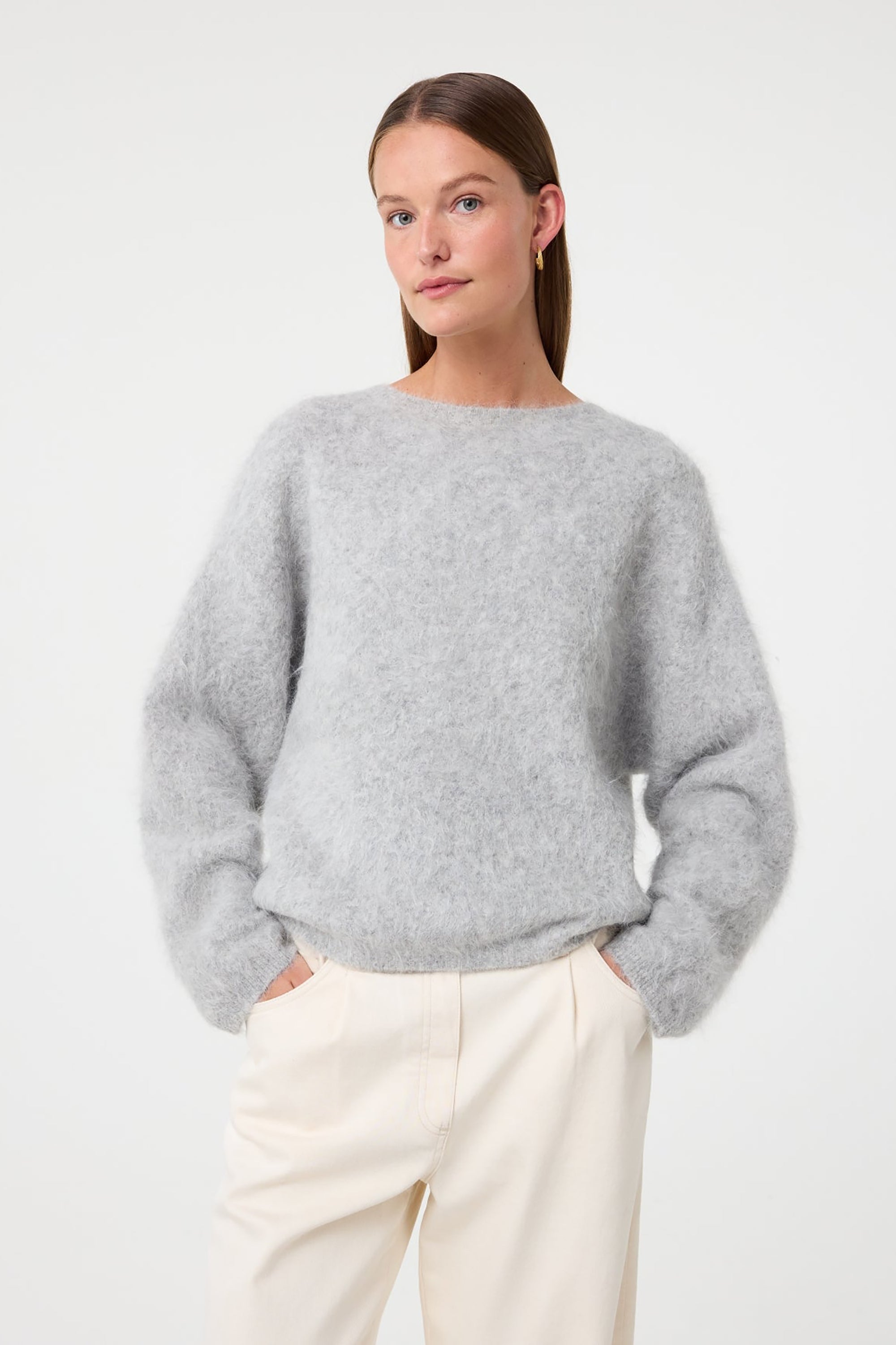 Amalia Pullover - Light Grey
