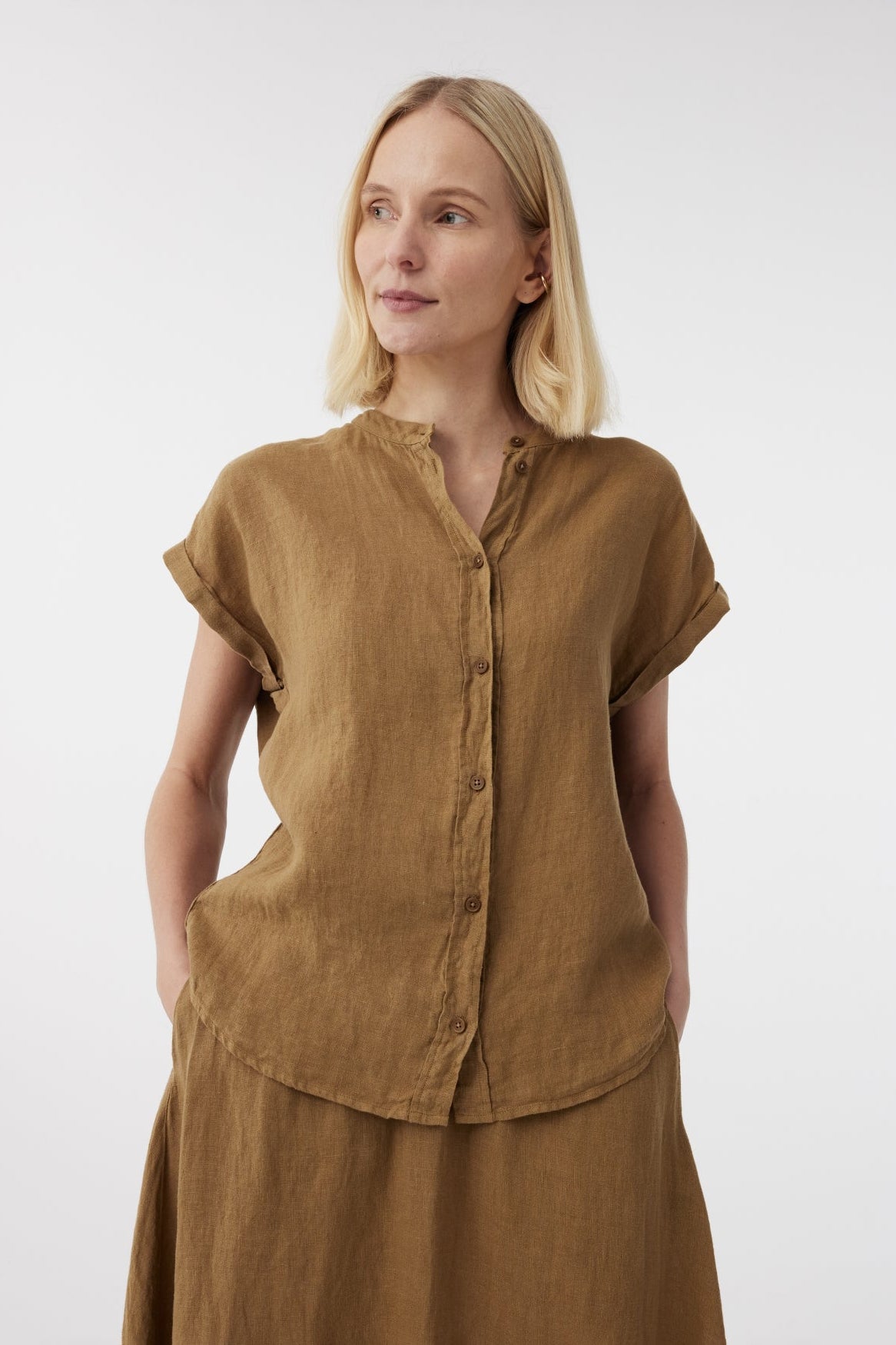 Rumi Blouse - Camel