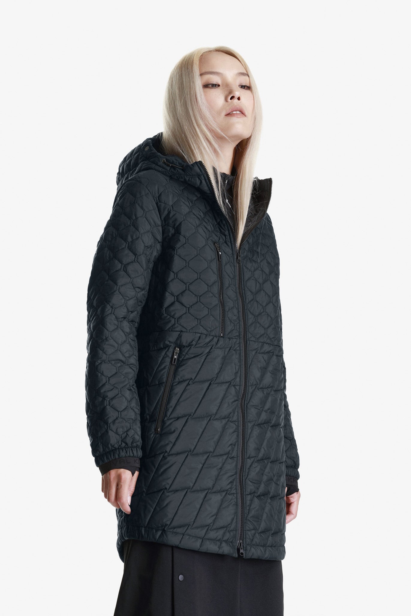 Krakatau Planck Liner Parka Coat - Black - RUM Amsterdam