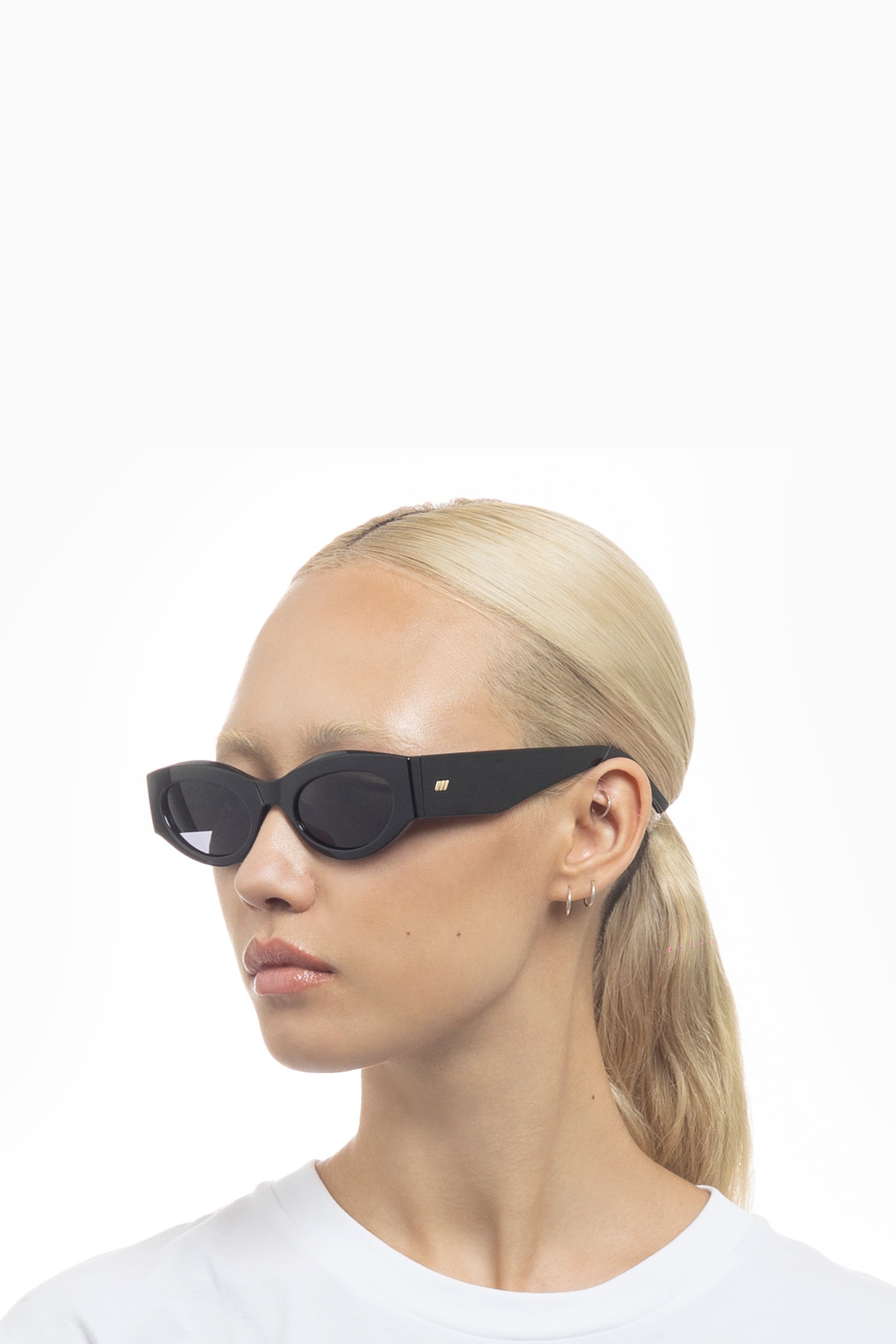 Body Bumpin II Sunglasses - Black w/ Smoke Mono Lens