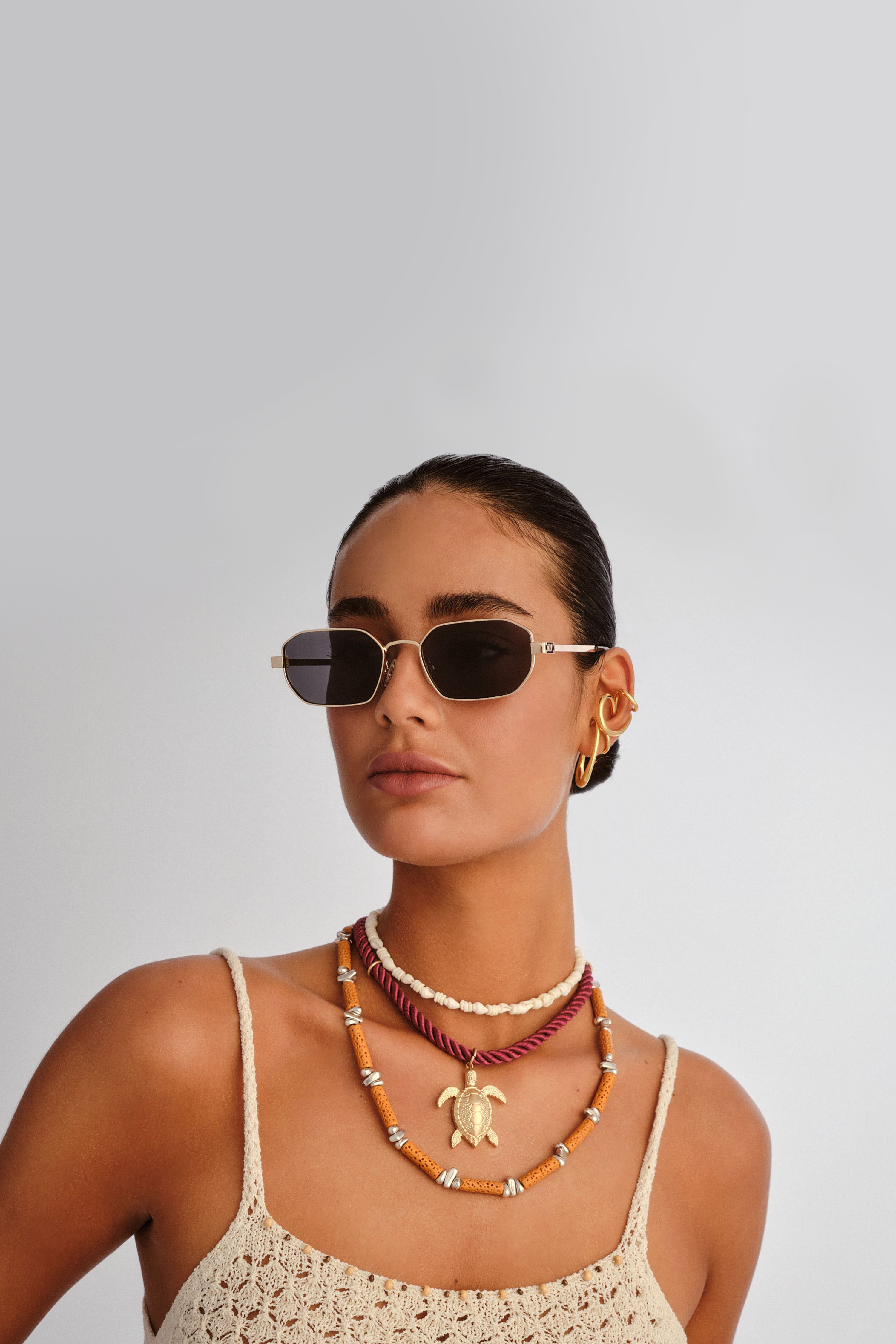  Mythic Sunglasses - Gold *Polarized* // Le Sustain - RUM Amsterdam