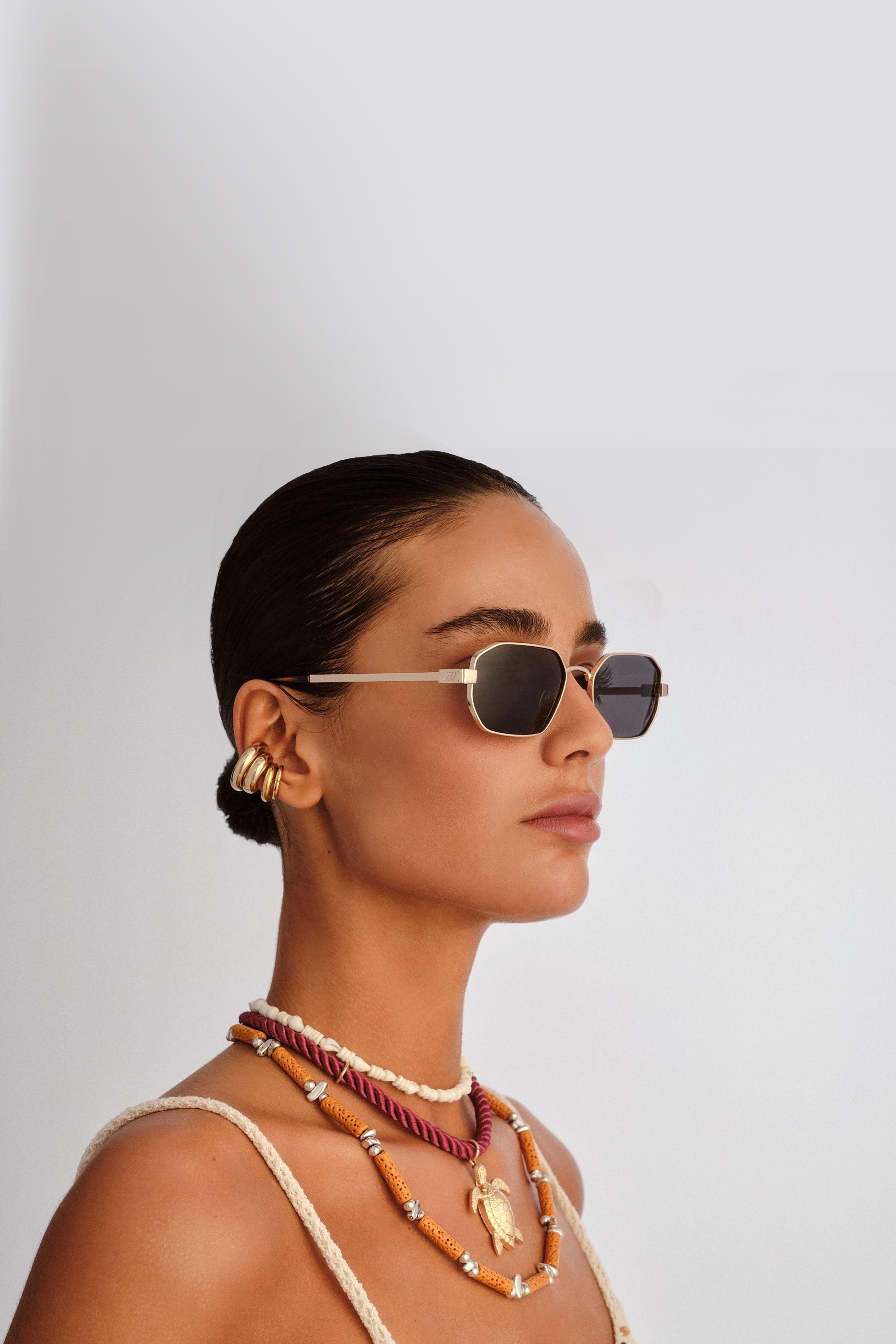  Mythic Sunglasses - Gold *Polarized* // Le Sustain - RUM Amsterdam