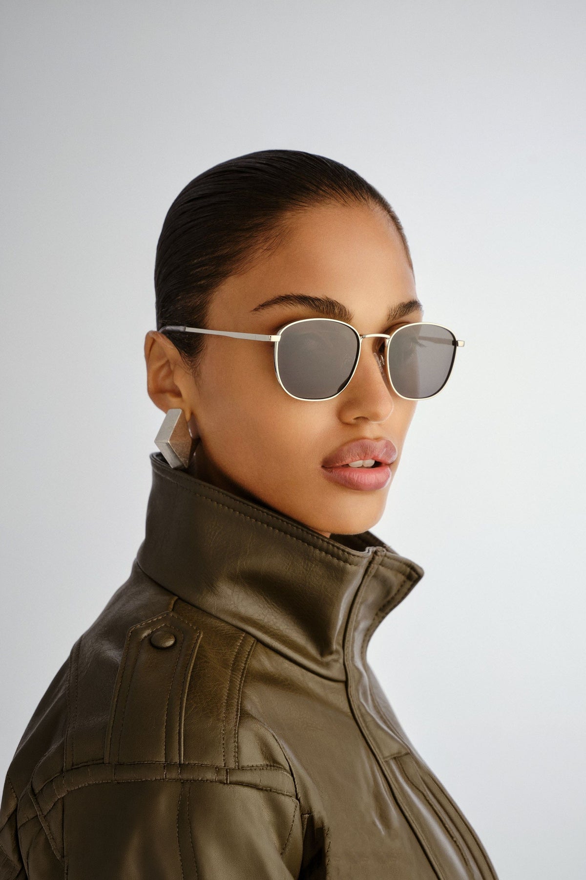 Neptune Deux Sunglasses - Silver w/ Smoke Mono