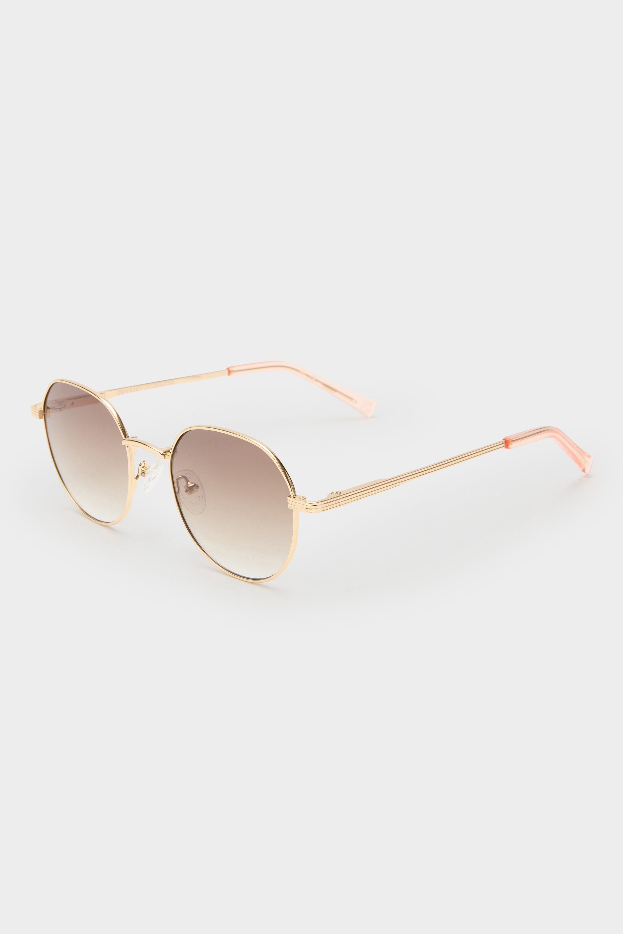 Odyssey Sunglasses - Bright Gold w/ Brown Grad Lens