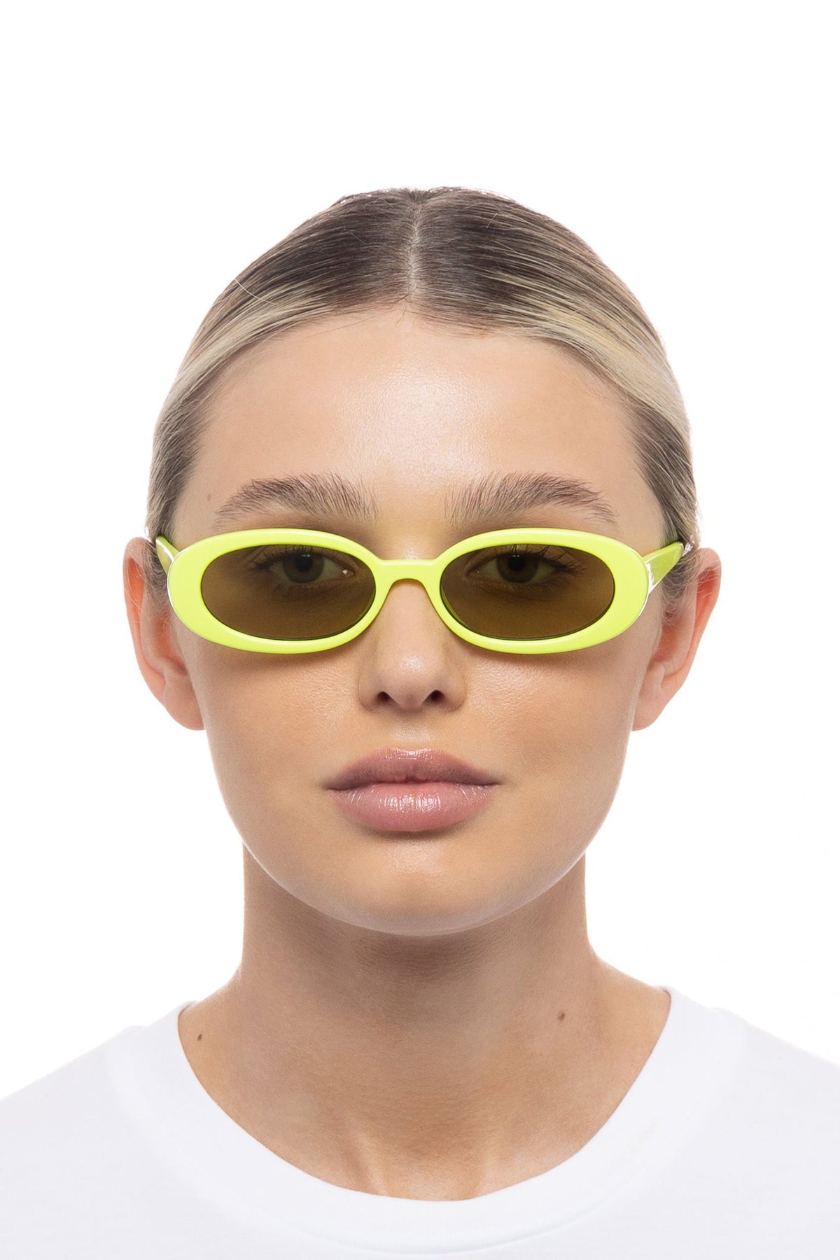 Le Specs Outta Love Sunglasses - Pine Lime - RUM Amsterdam