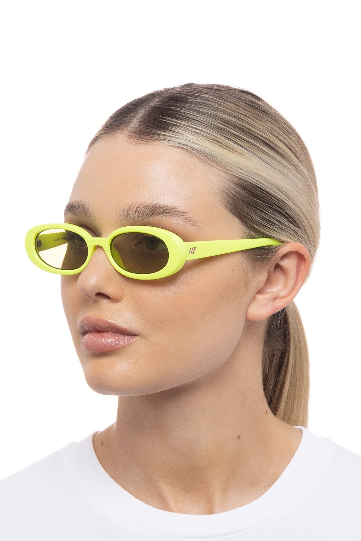 Le Specs Outta Love Sunglasses - Pine Lime - RUM Amsterdam