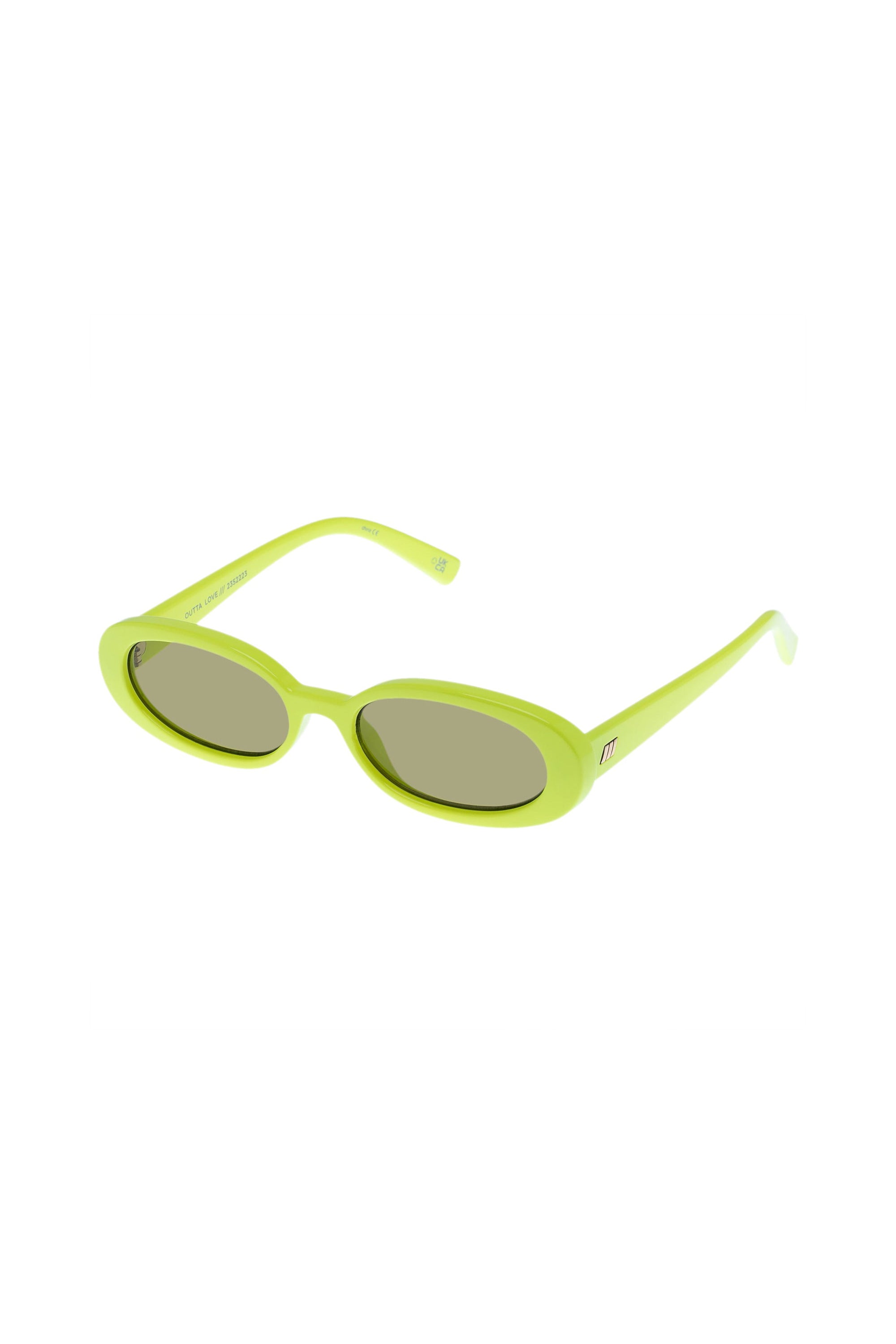 Le Specs Outta Love Sunglasses - Pine Lime - RUM Amsterdam