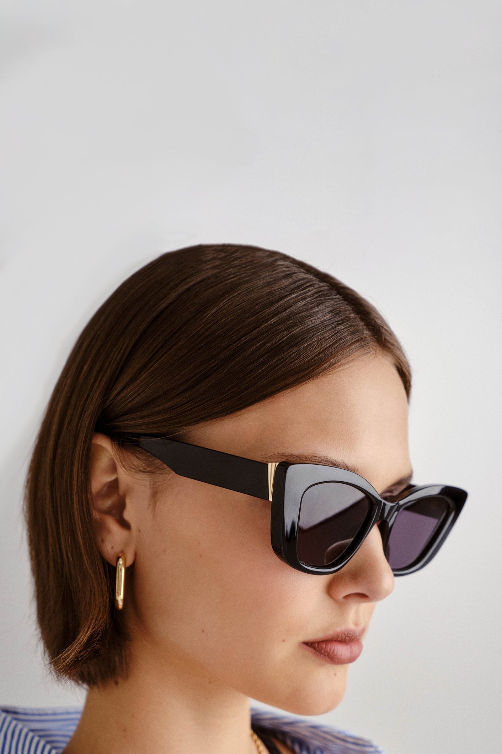 Le Specs Tranquil Turmoil Sunglasses - Black // Le Sustain - RUM Amsterdam