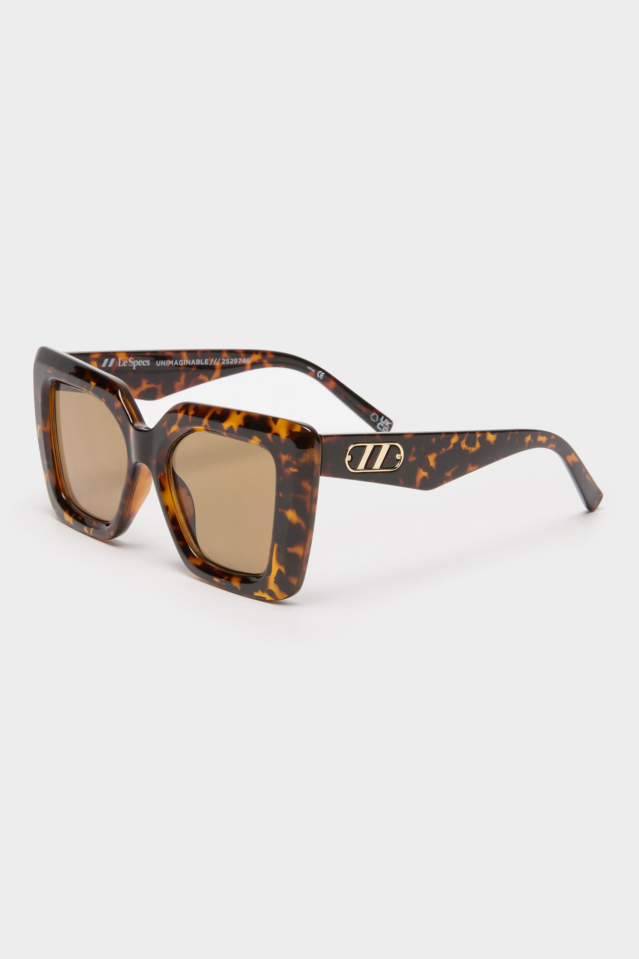 Unimaginable Sunglasses - Dark Tort w/ Brown Mono // Le Sustain