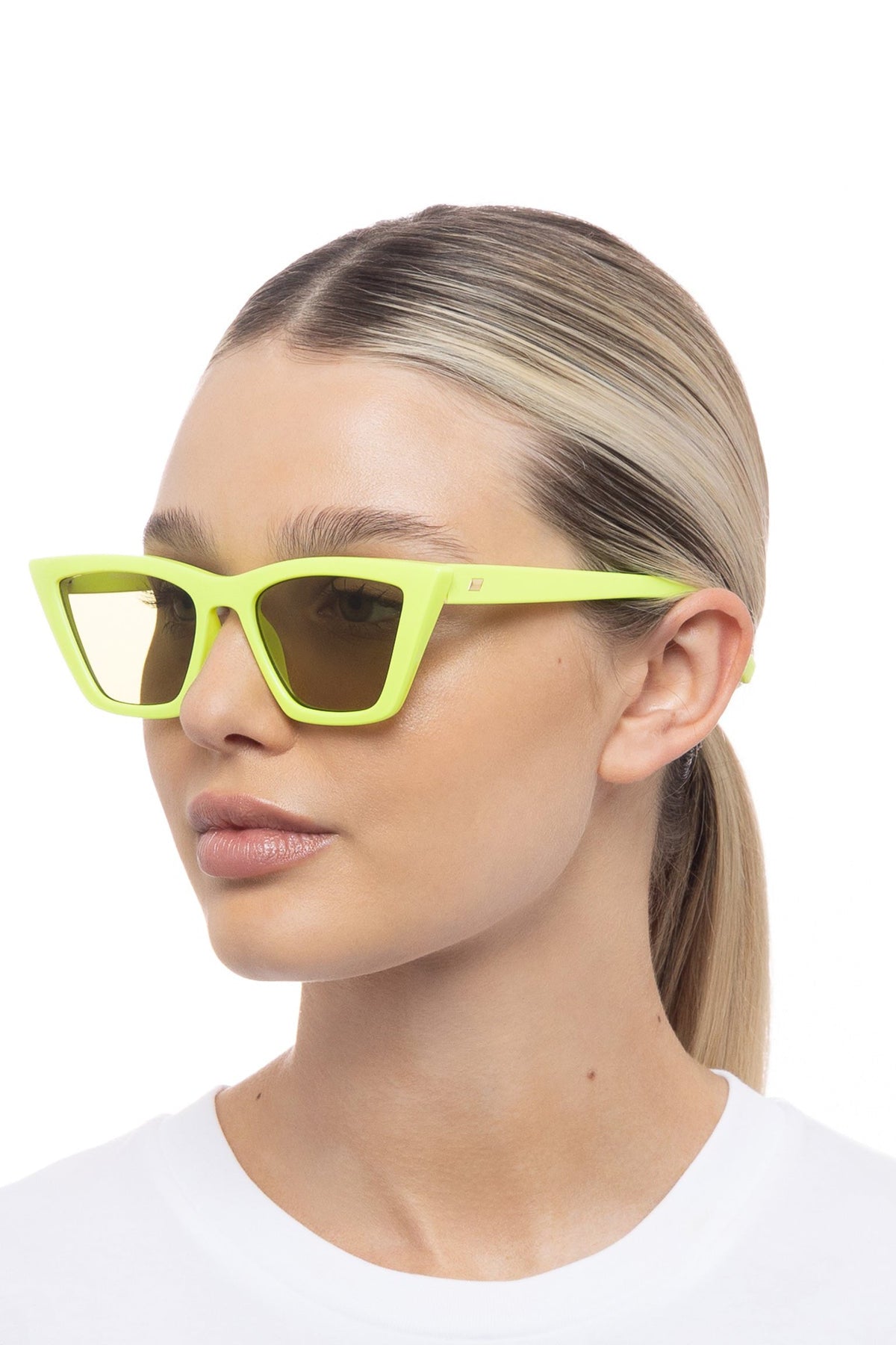 Le Specs Velodrome Sunglasses - Pine Lime // LTD ED - RUM Amsterdam