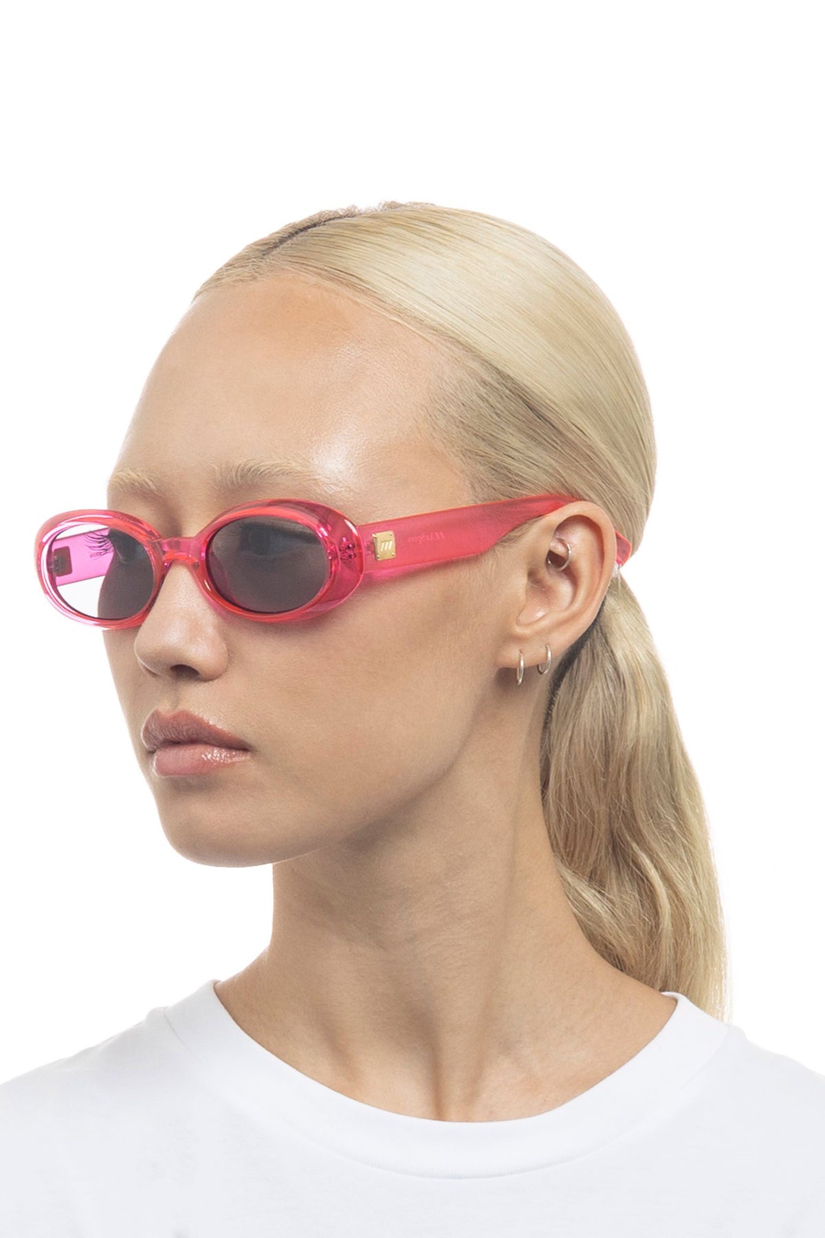 Le Specs Work It! Sunglasses - Hyper Pink - RUM Amsterdam