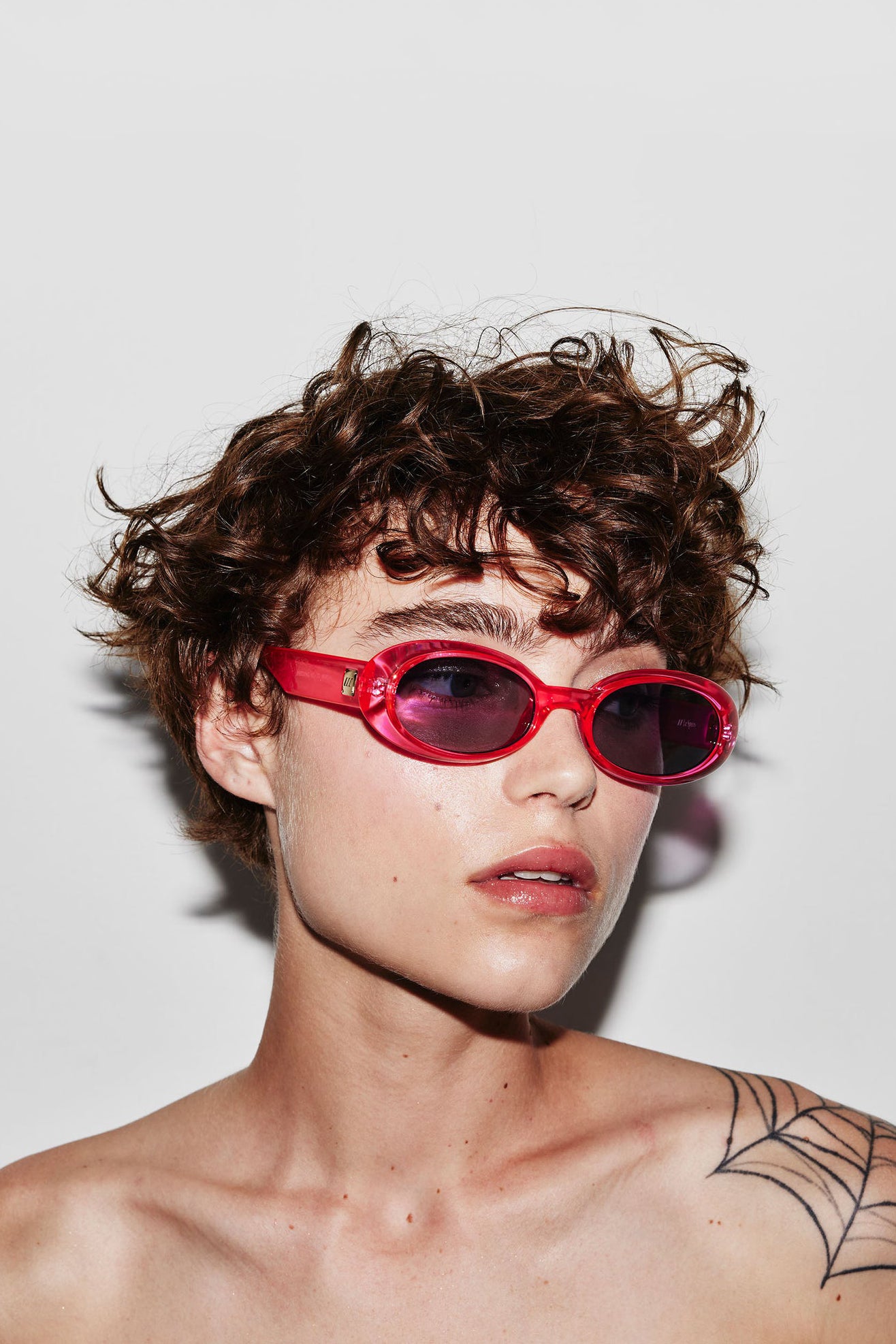 Le Specs Work It! Sunglasses - Hyper Pink - RUM Amsterdam