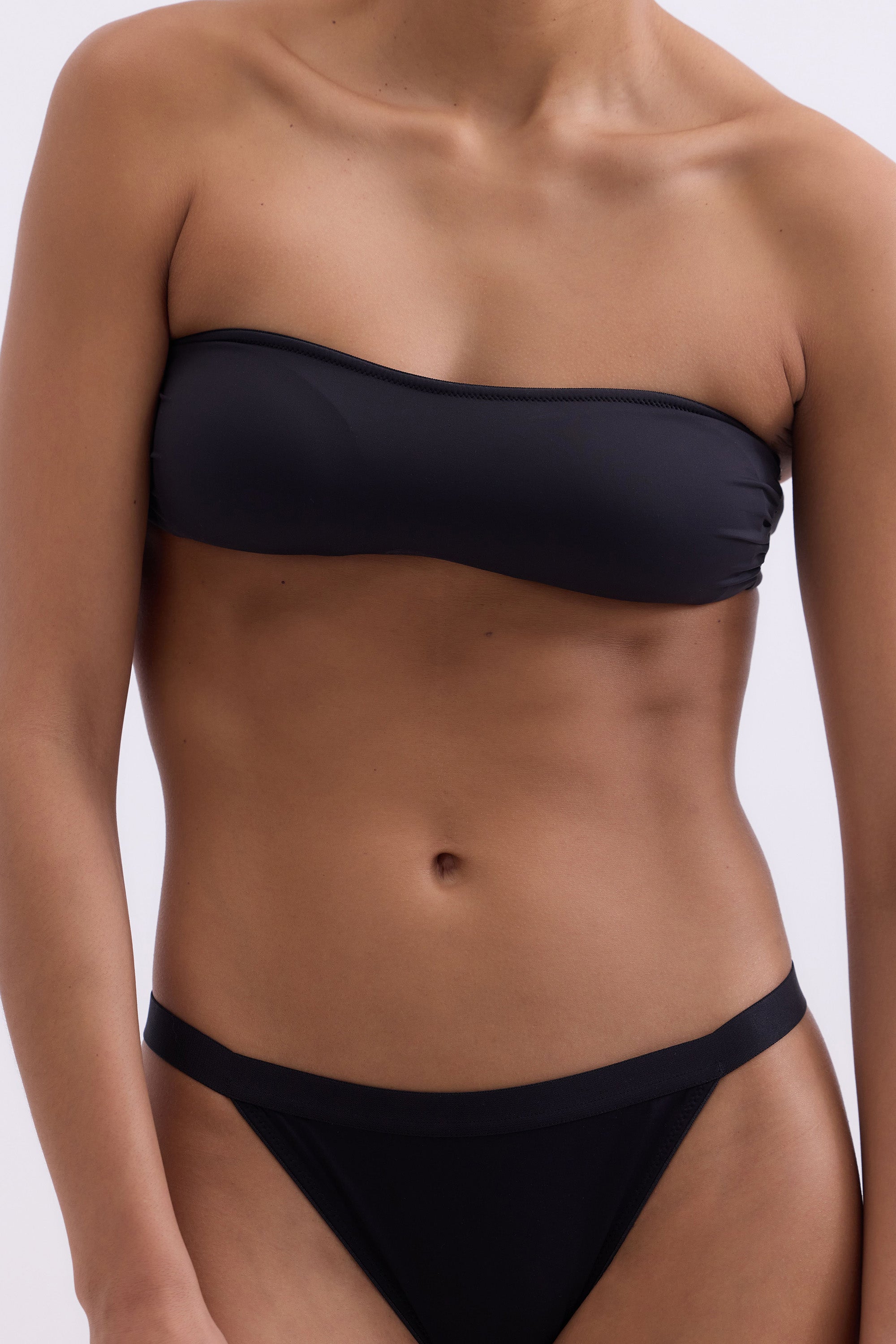 Bonnie Soft Bandeau Bralette - Black