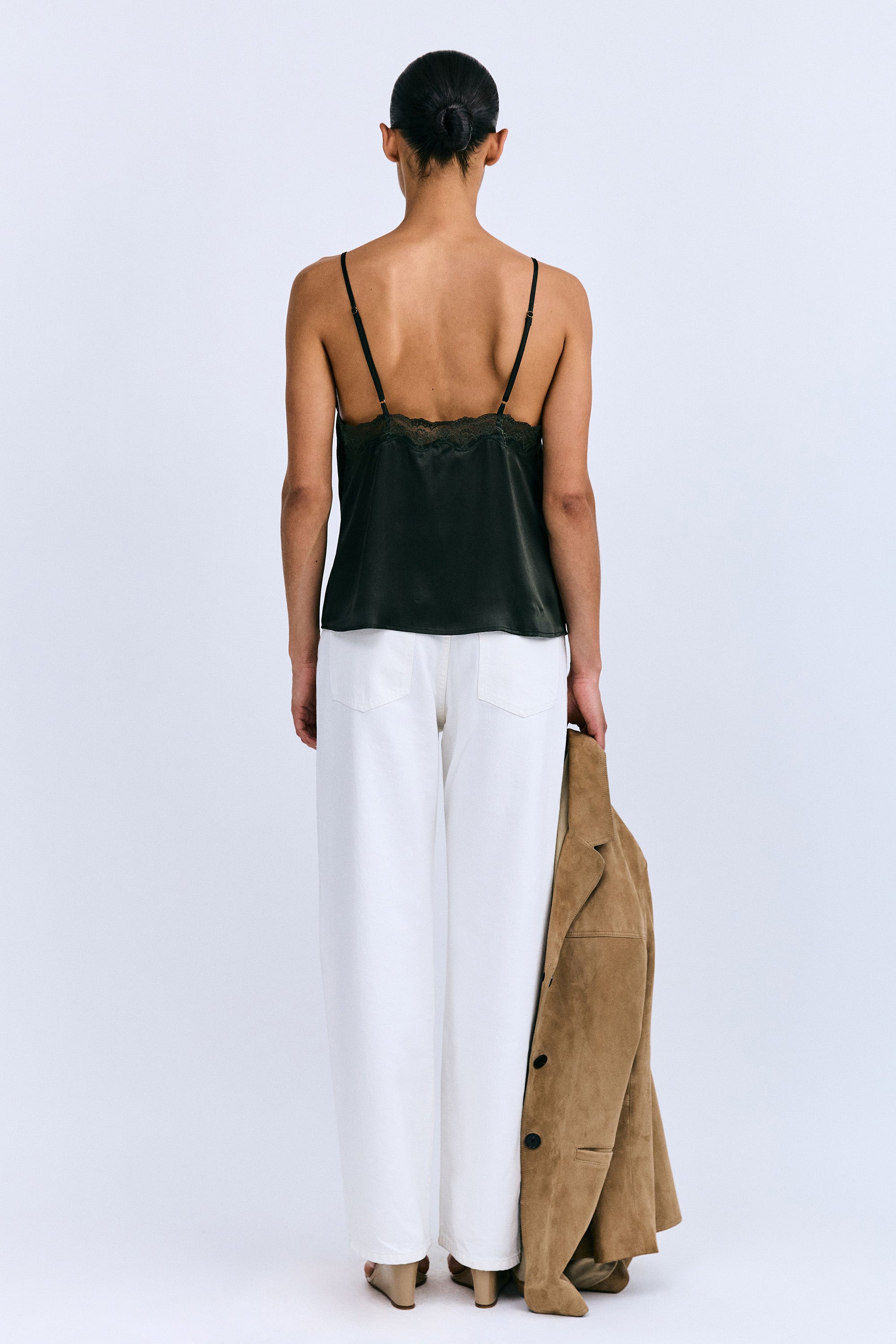 Pip Elegant Camisole Top - Green
