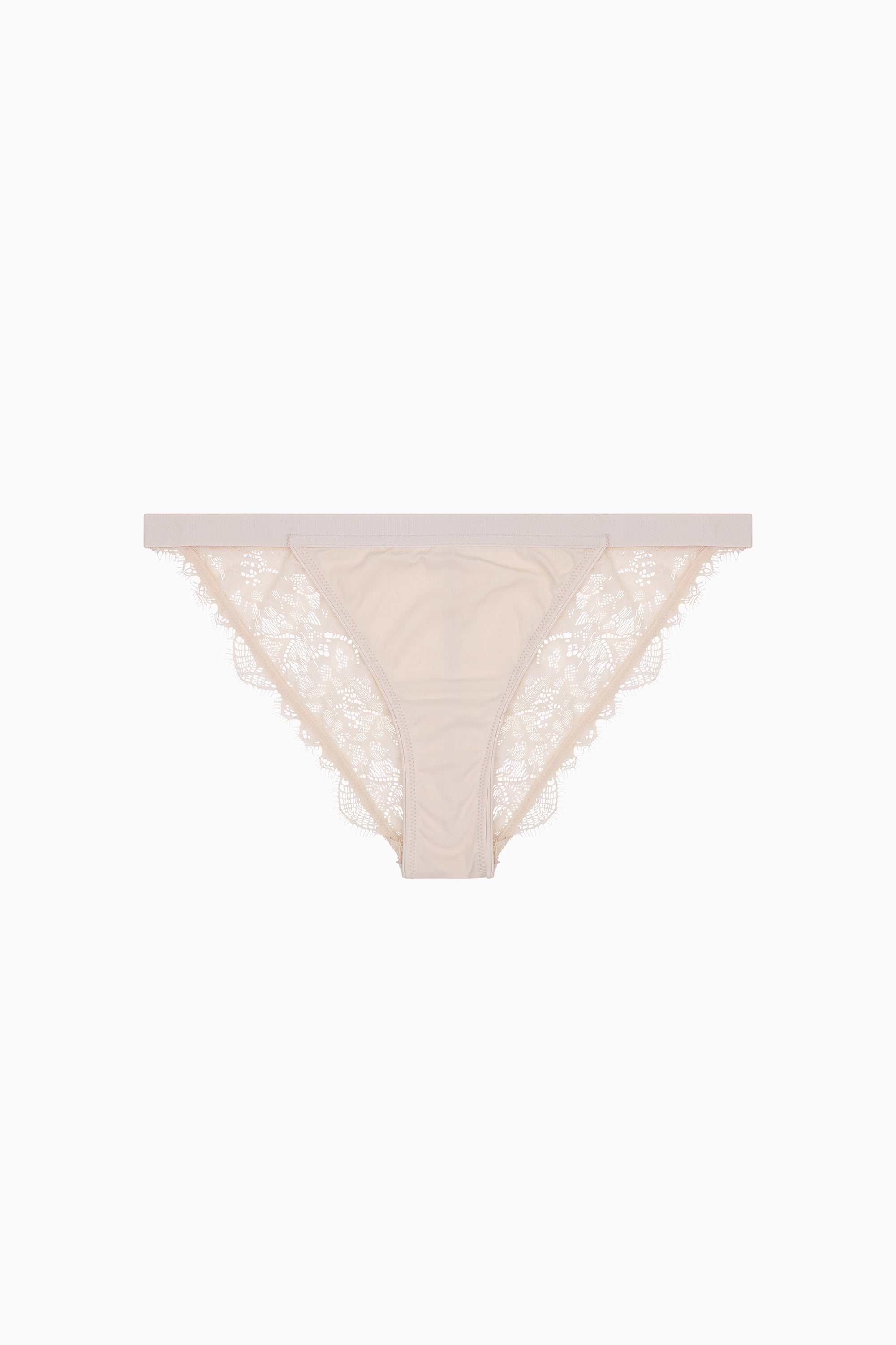 Wild Rose Comfortable Lace Briefs - Off White