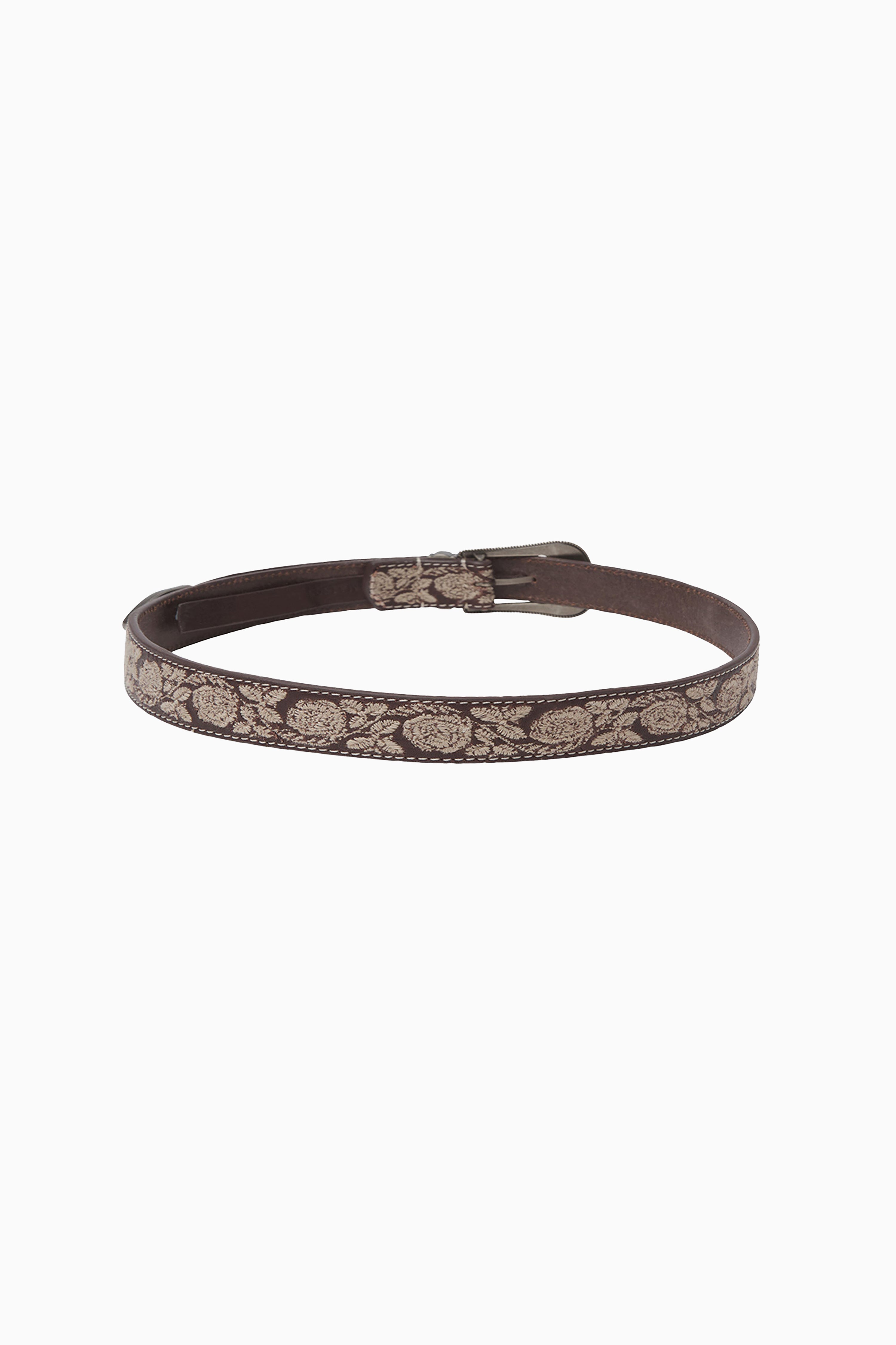 Mariachi Guadalupe Belt - Coffee