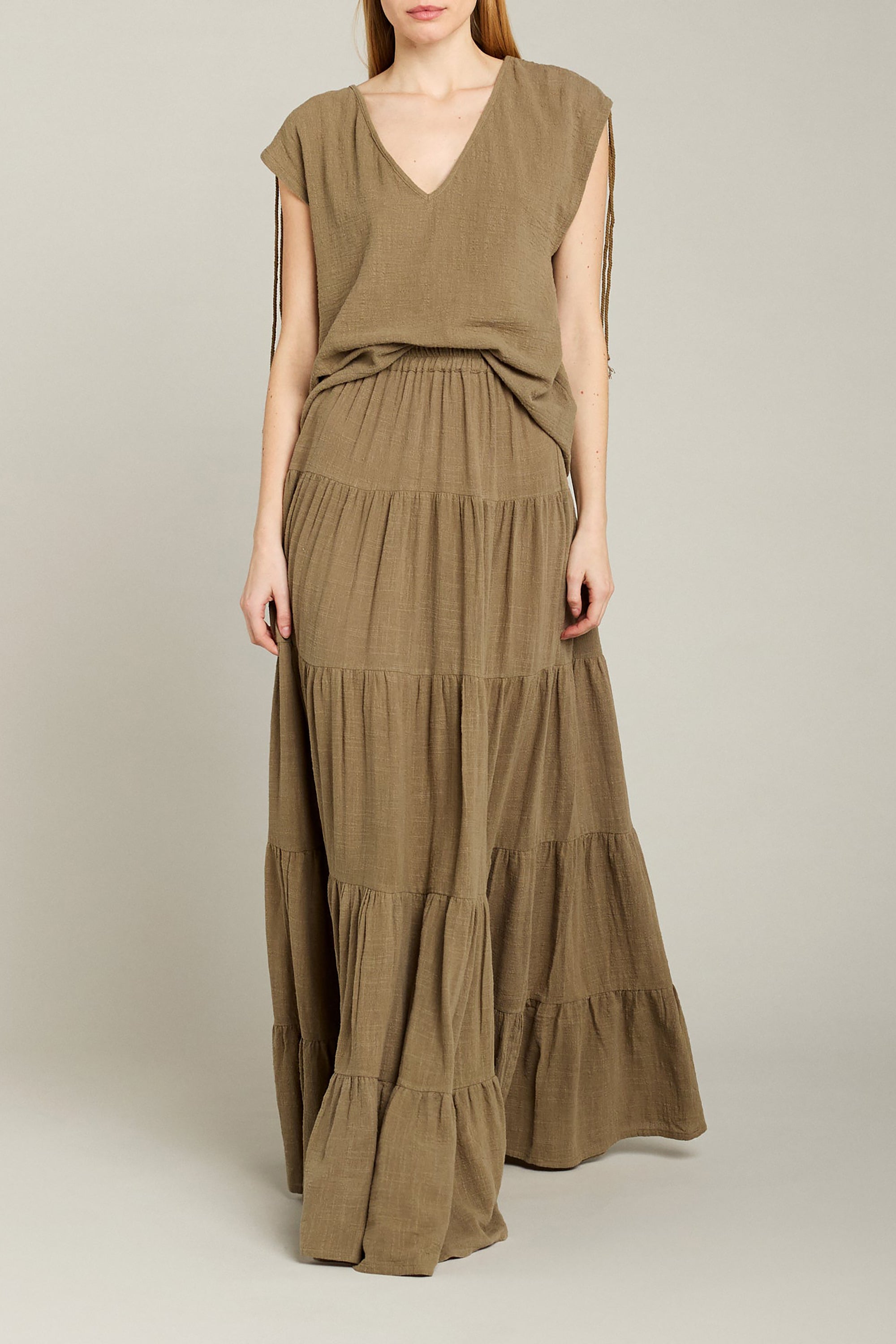 Alexandrie Top - Khaki