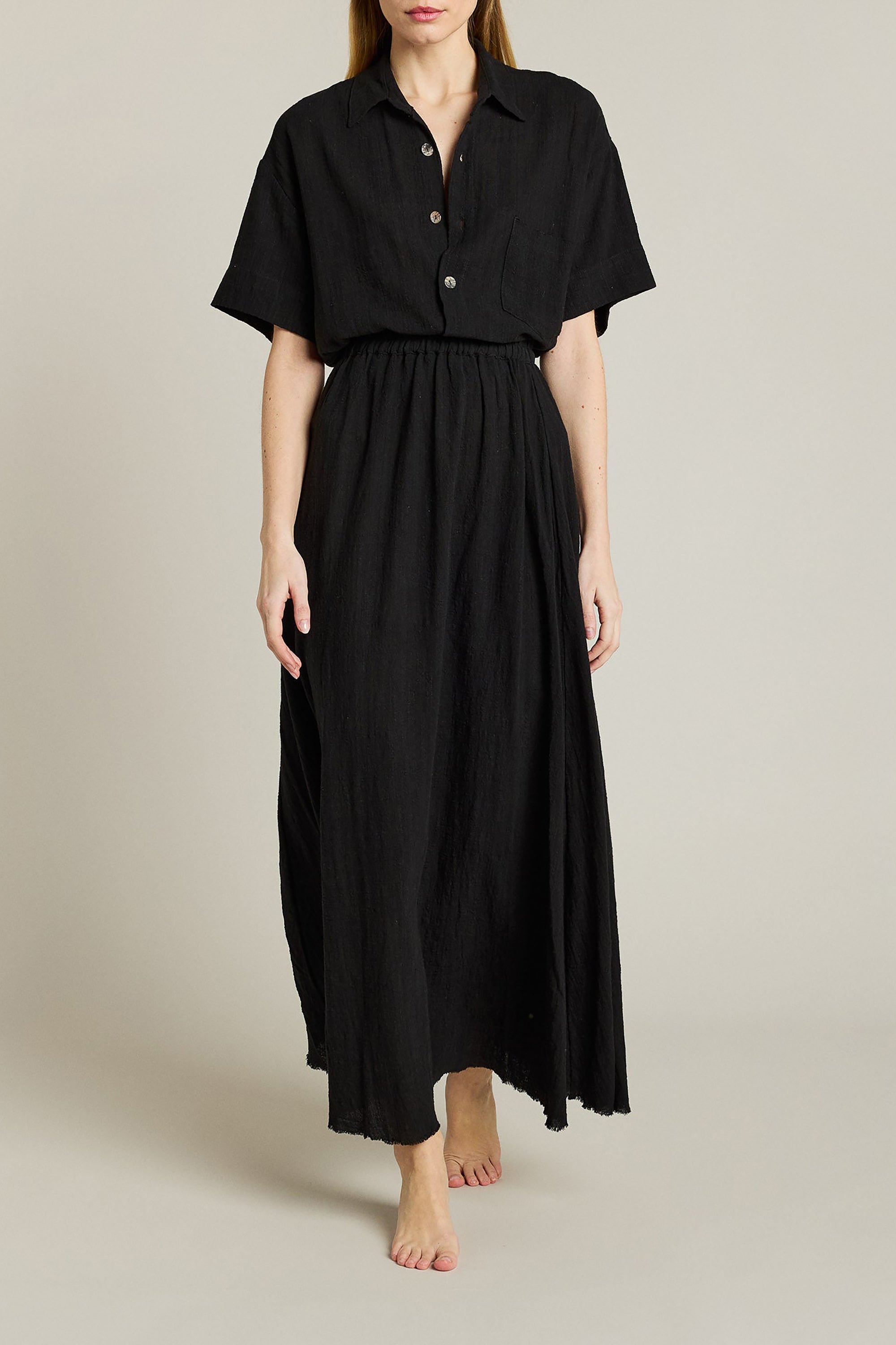 Bonifacio Long Skirt - Black