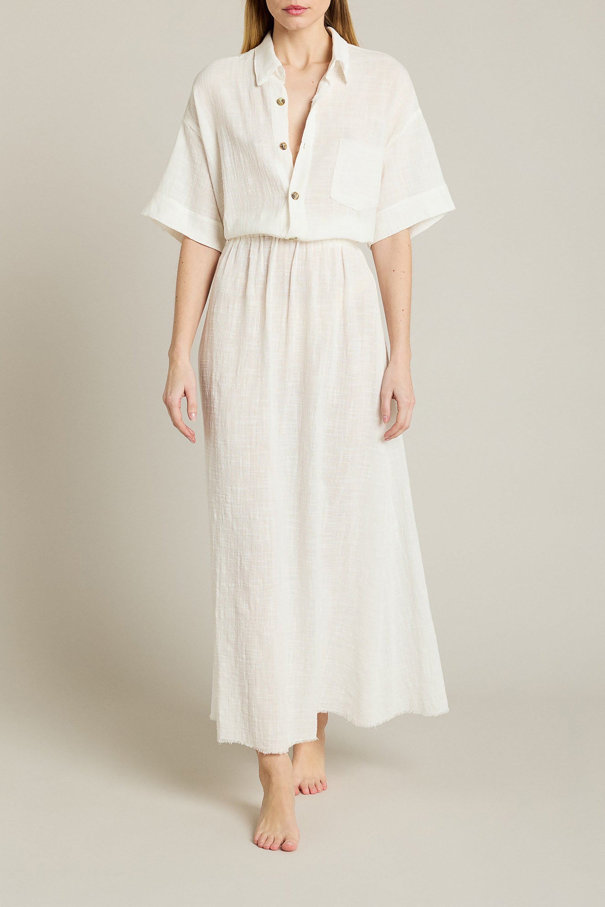 Bonifacio Long Skirt - Off White