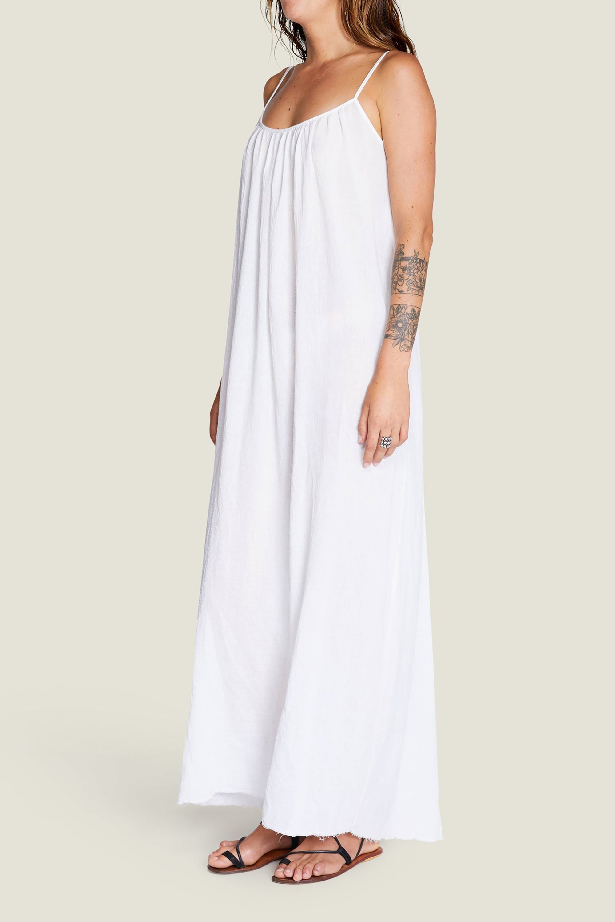 Palm Beach Dress - Off White