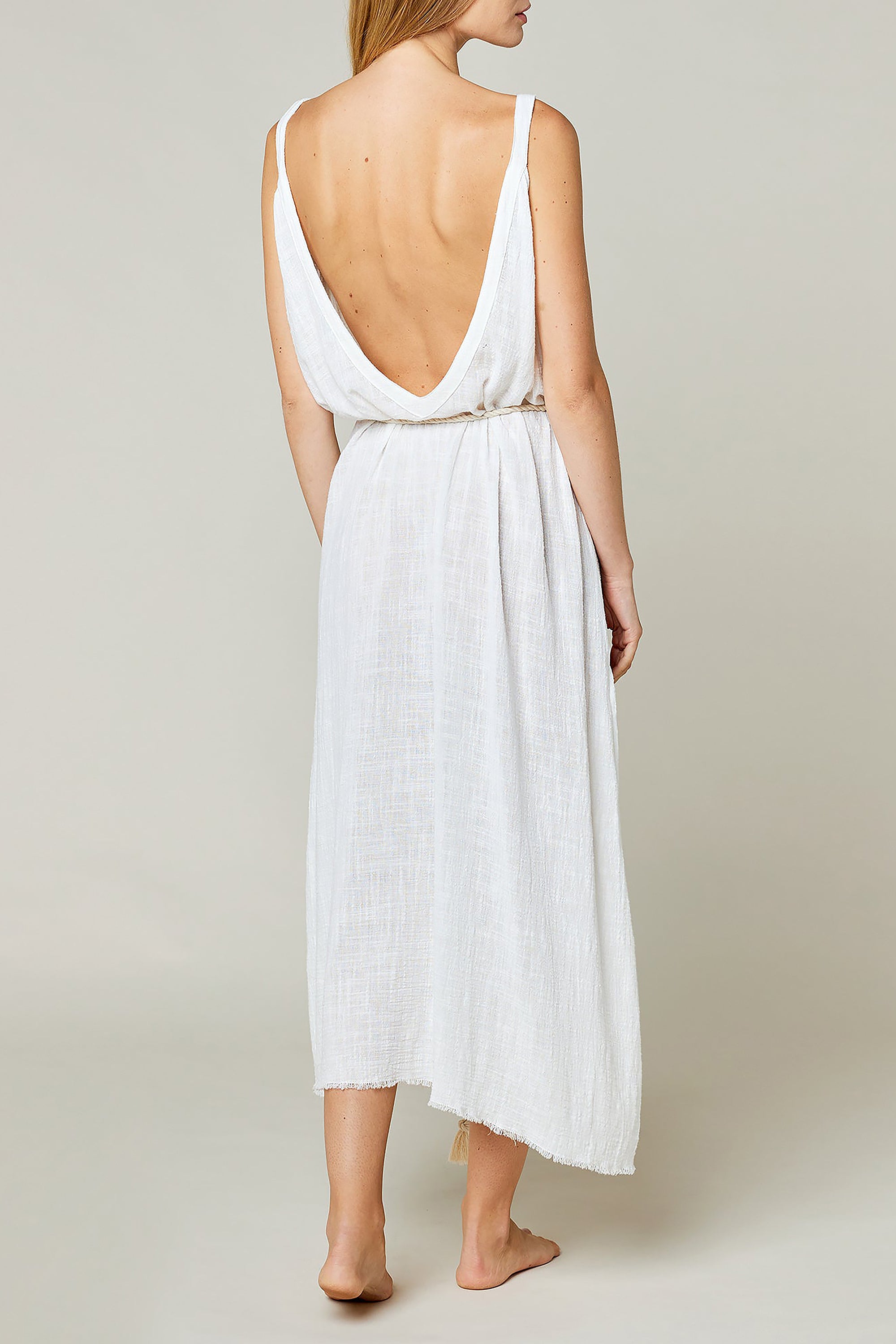 Palma De Mallorca Beach Dress - Off White
