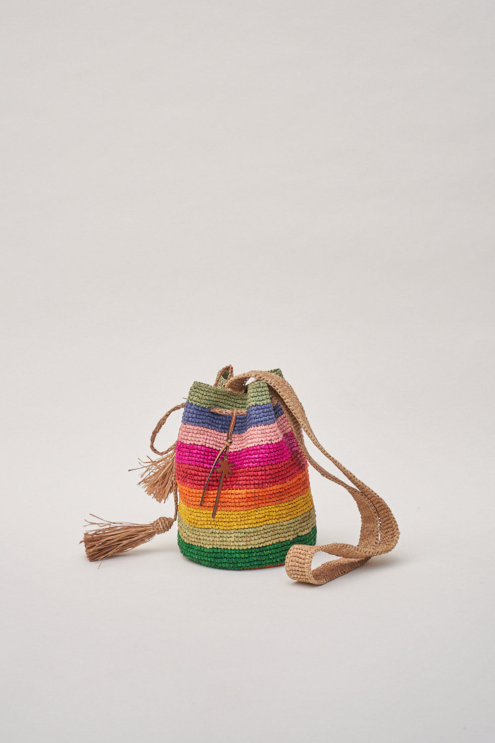 Manebi Beach Bucket Bag - Rainbow Blocks - RUM Amsterdam