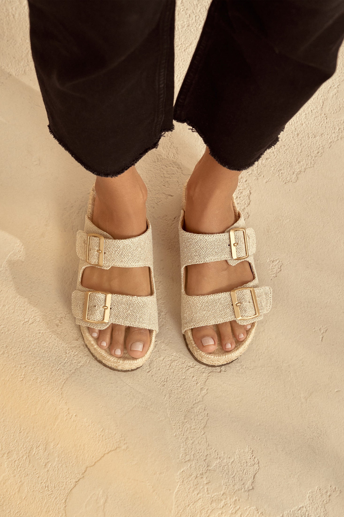 Manebi Nordic Sandals - Natural - RUM Amsterdam